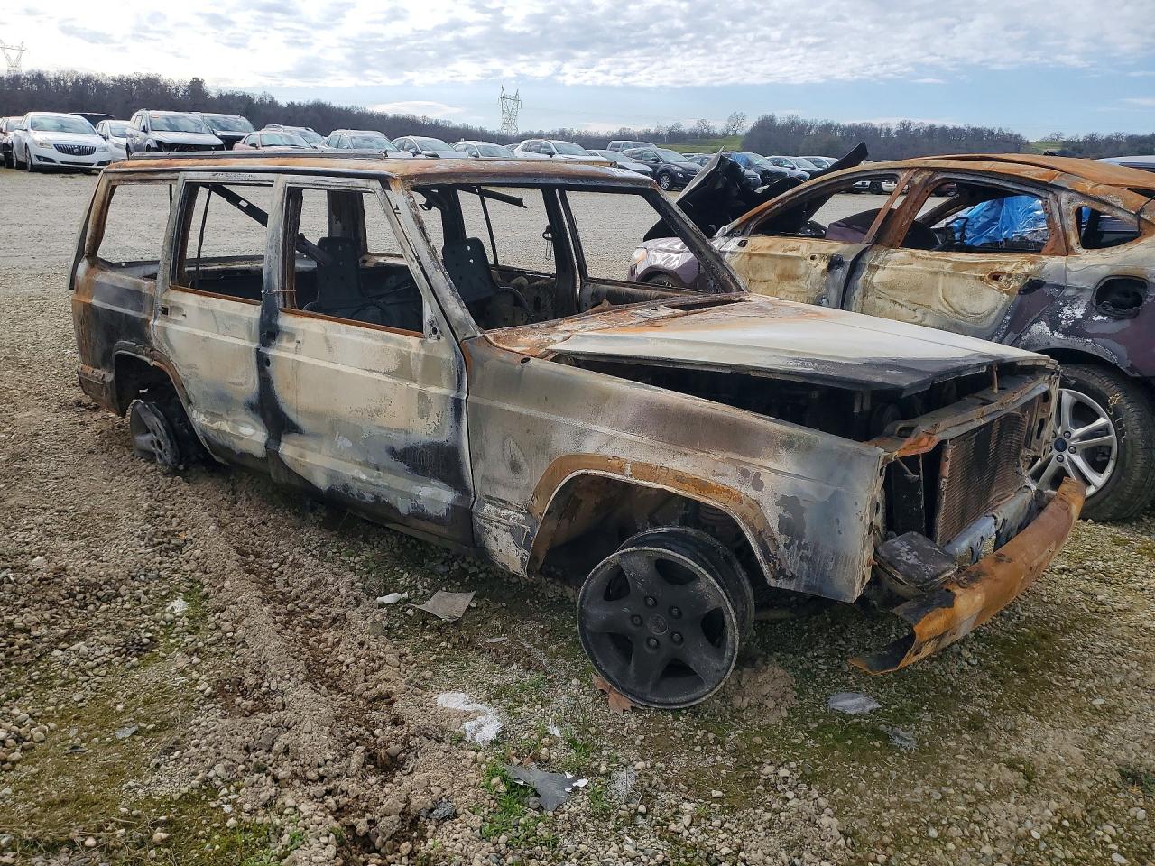 1998 Jeep Cherokee Sport Пожар vin: 1J4FJ68S6WL190582