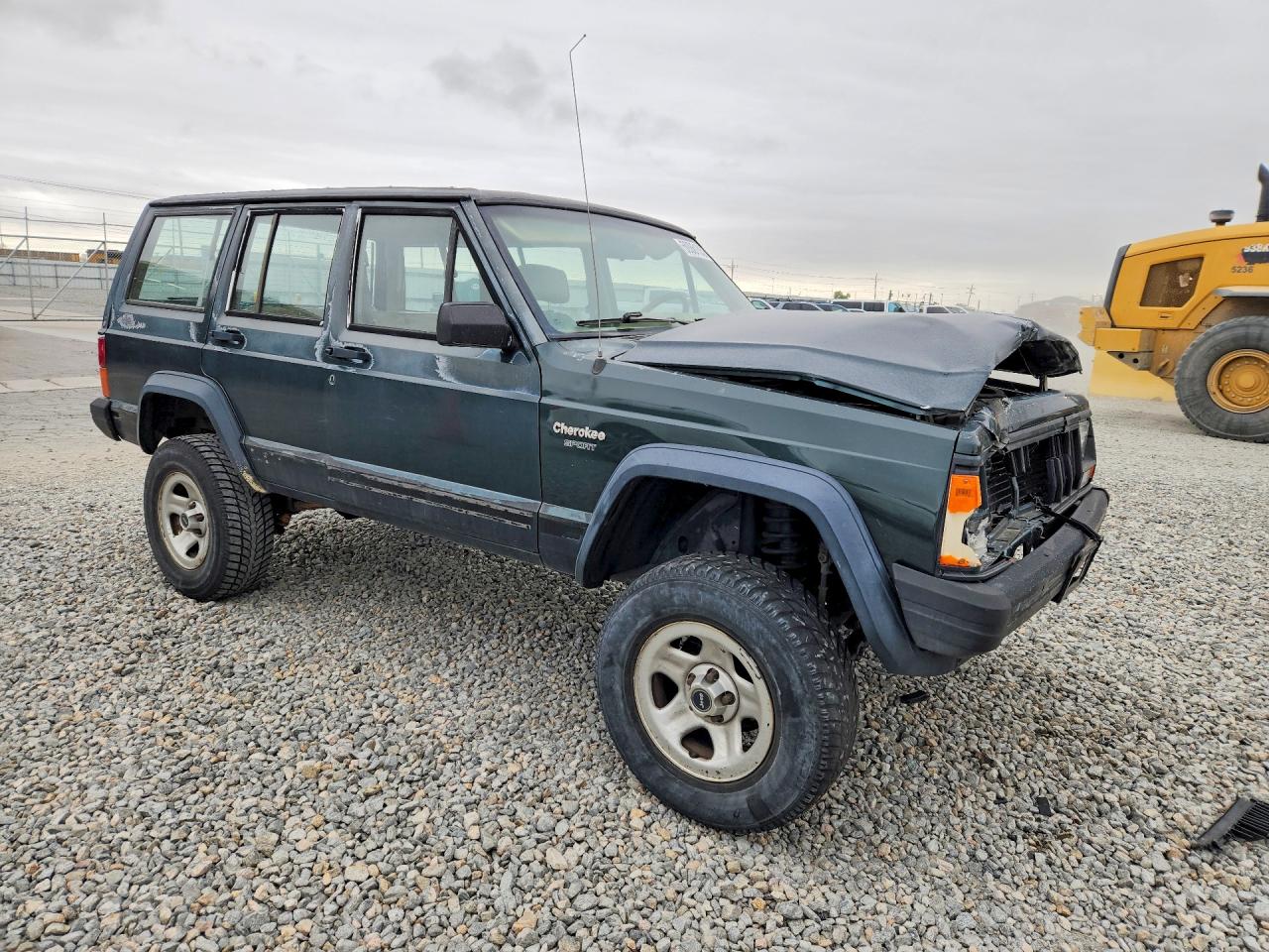 1993 Jeep Cherokee Sport Green vin: 1J4FJ68S7PL547320