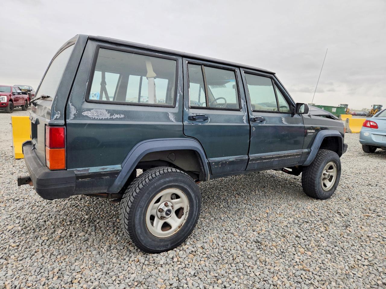 1993 Jeep Cherokee Sport Green vin: 1J4FJ68S7PL547320