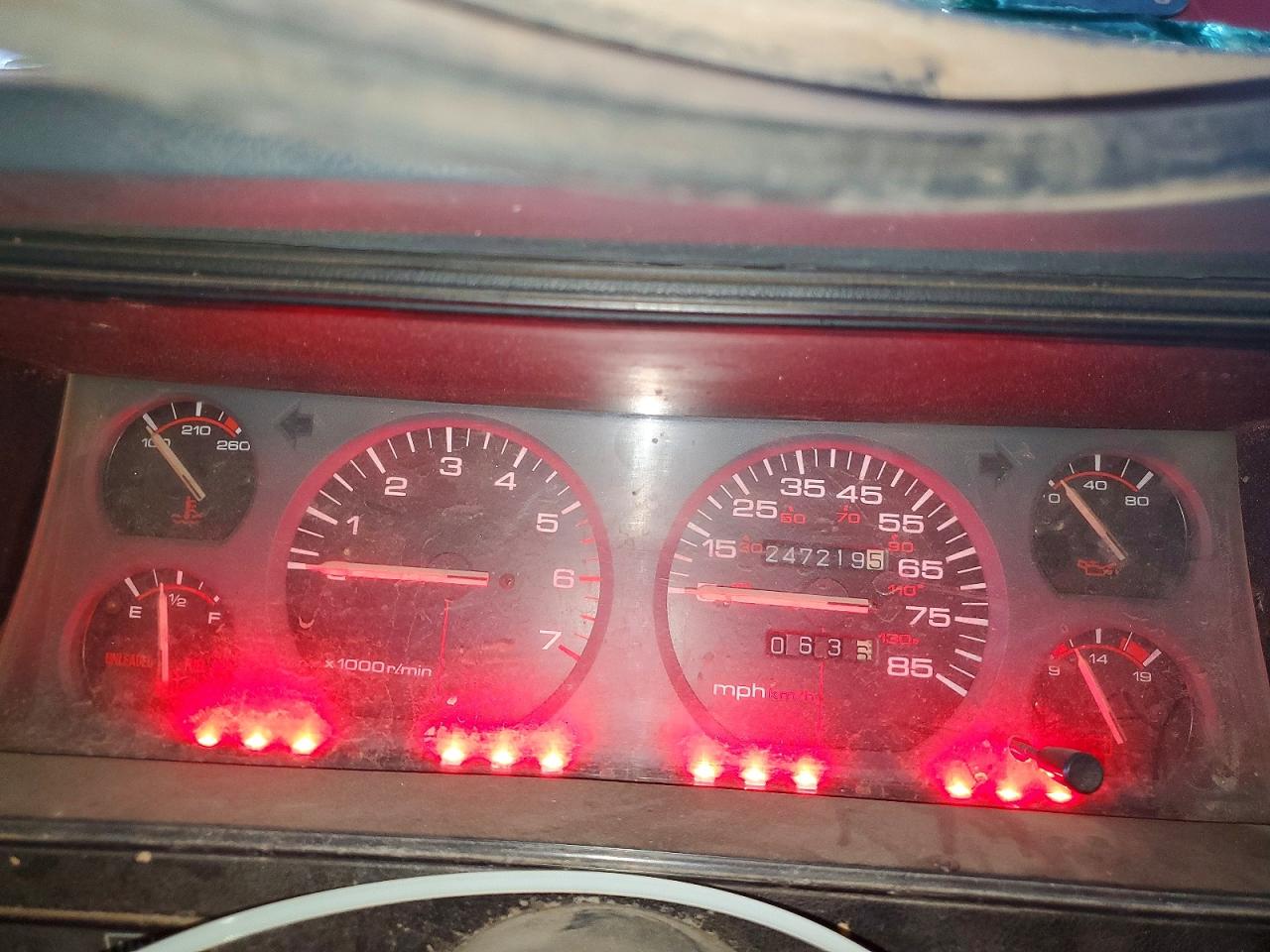 1993 Jeep Cherokee Sport Red vin: 1J4FJ68S7PL603403