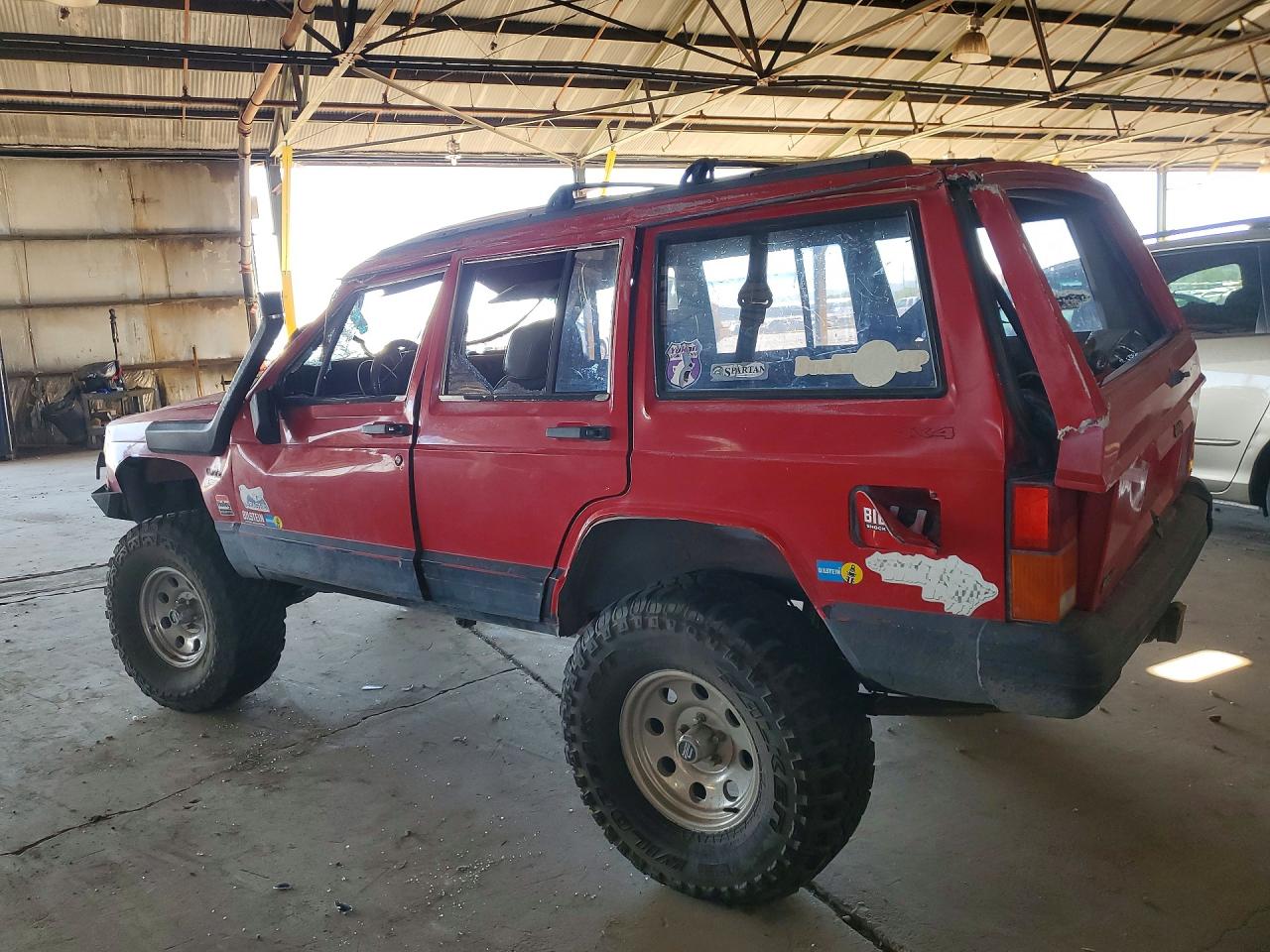 1993 Jeep Cherokee Sport Red vin: 1J4FJ68S7PL603403