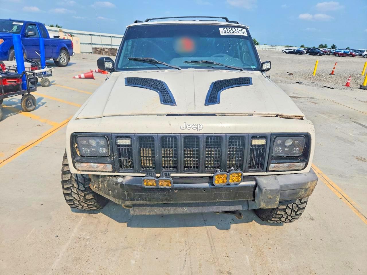 1997 Jeep Cherokee Sport White vin: 1J4FJ68S7VL528926
