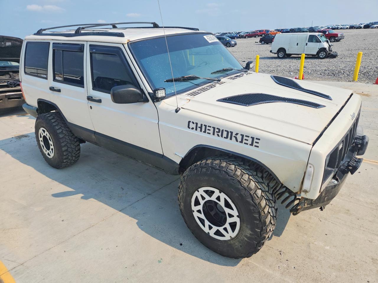 1997 Jeep Cherokee Sport White vin: 1J4FJ68S7VL528926