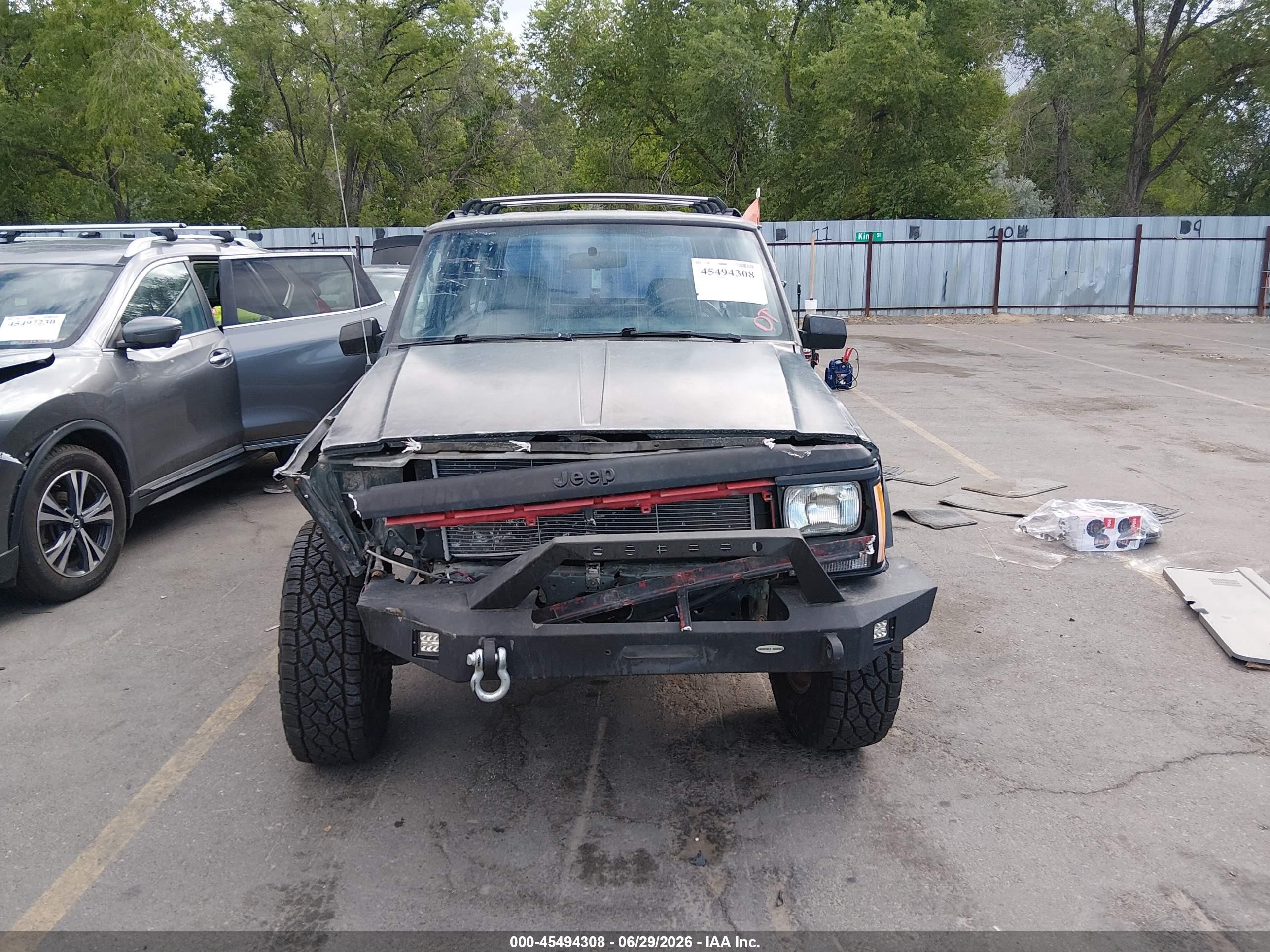 1993 Jeep Cherokee Sport Black vin: 1J4FJ68S9PL512780