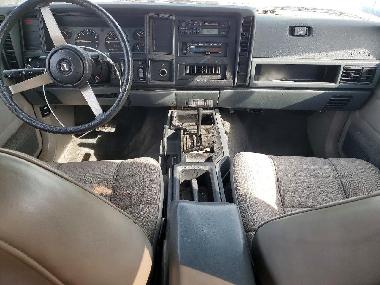 1993 Jeep Cherokee Sport White vin: 1J4FJ68S9PL621563