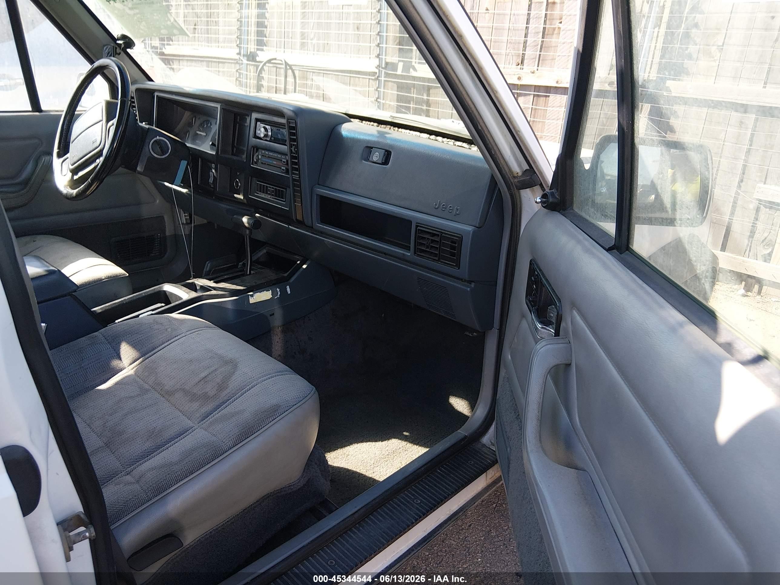 1995 Jeep Cherokee Sport White vin: 1J4FJ68S9SL538336