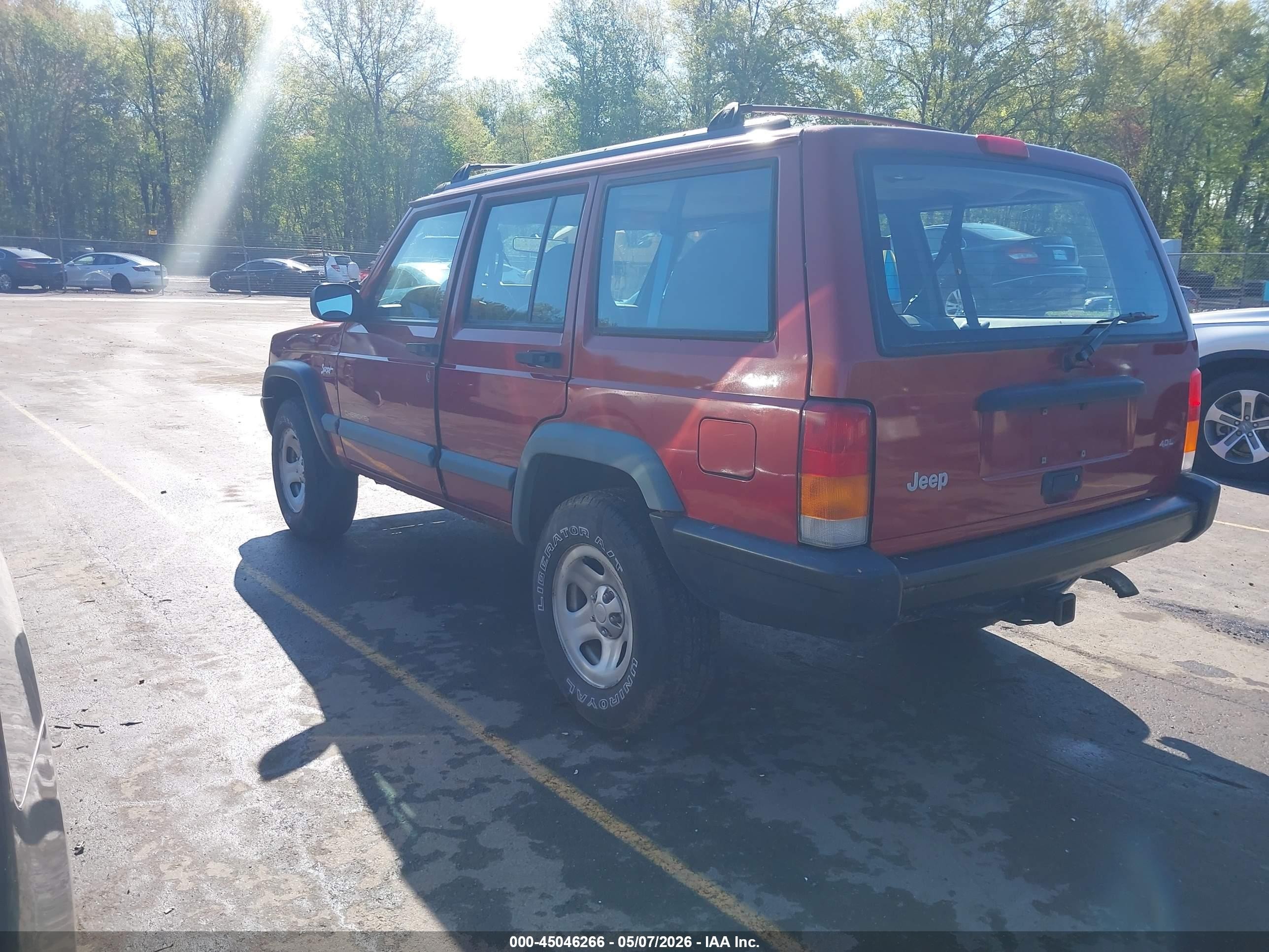 1998 Jeep Cherokee Classic/limited/sport Красный vin: 1J4FJ68S9WL141280