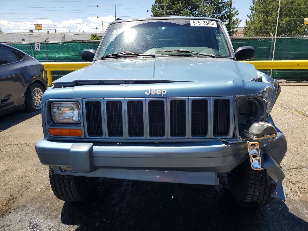 1998 Jeep Cherokee Sport Blue vin: 1J4FJ68S9WL153722