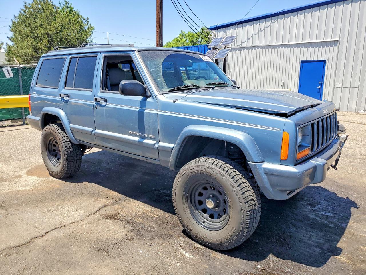 1998 Jeep Cherokee Sport Blue vin: 1J4FJ68S9WL153722