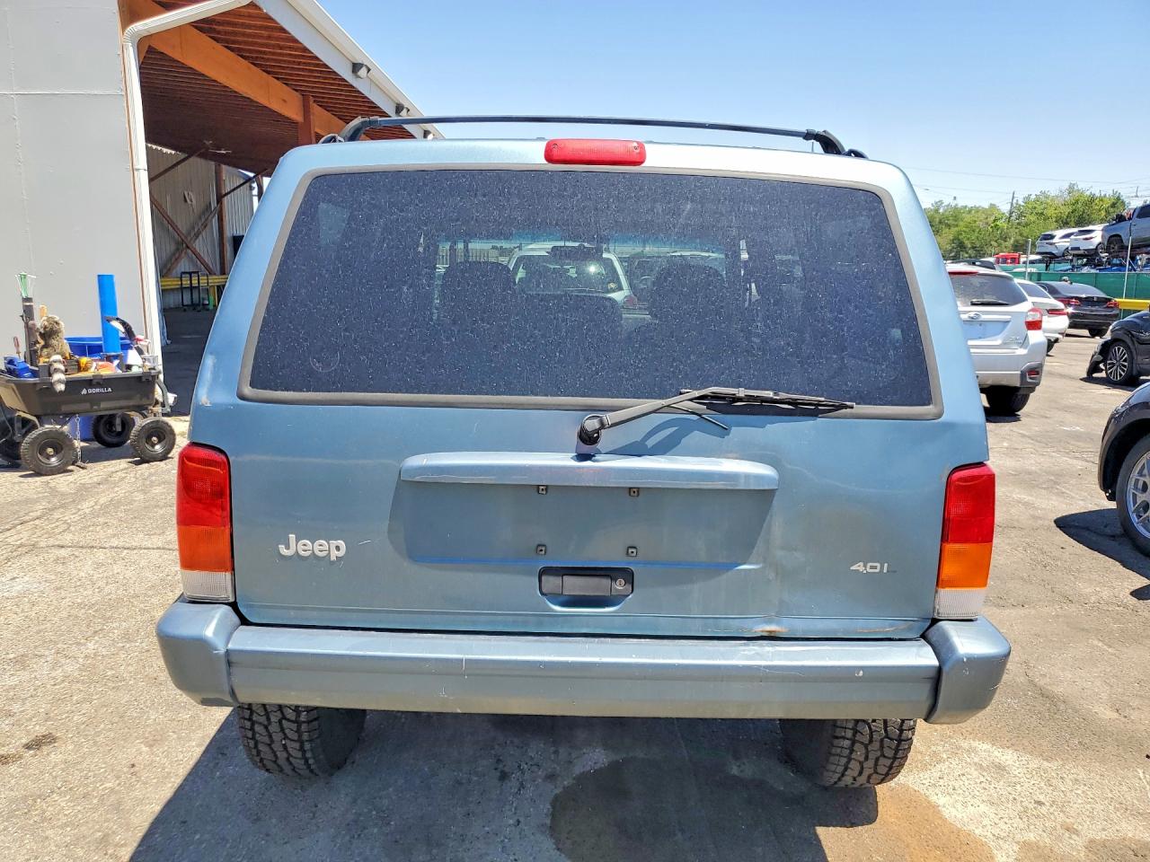 1998 Jeep Cherokee Sport Blue vin: 1J4FJ68S9WL153722