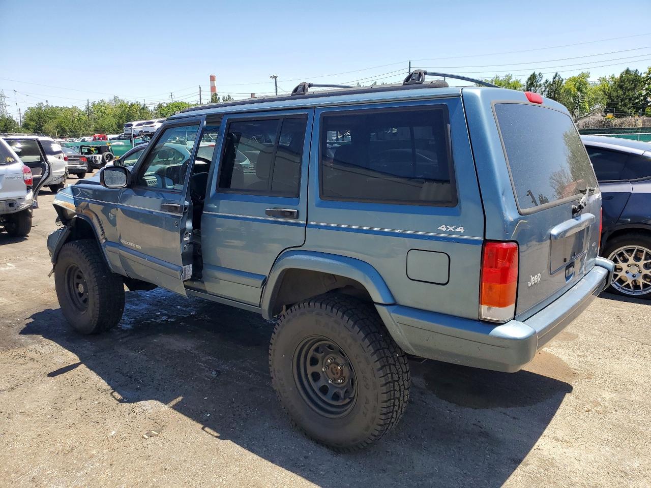 1998 Jeep Cherokee Sport Blue vin: 1J4FJ68S9WL153722