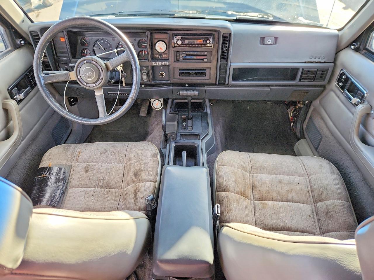 1993 Jeep Cherokee Sport Gray vin: 1J4FJ68SXPL611639