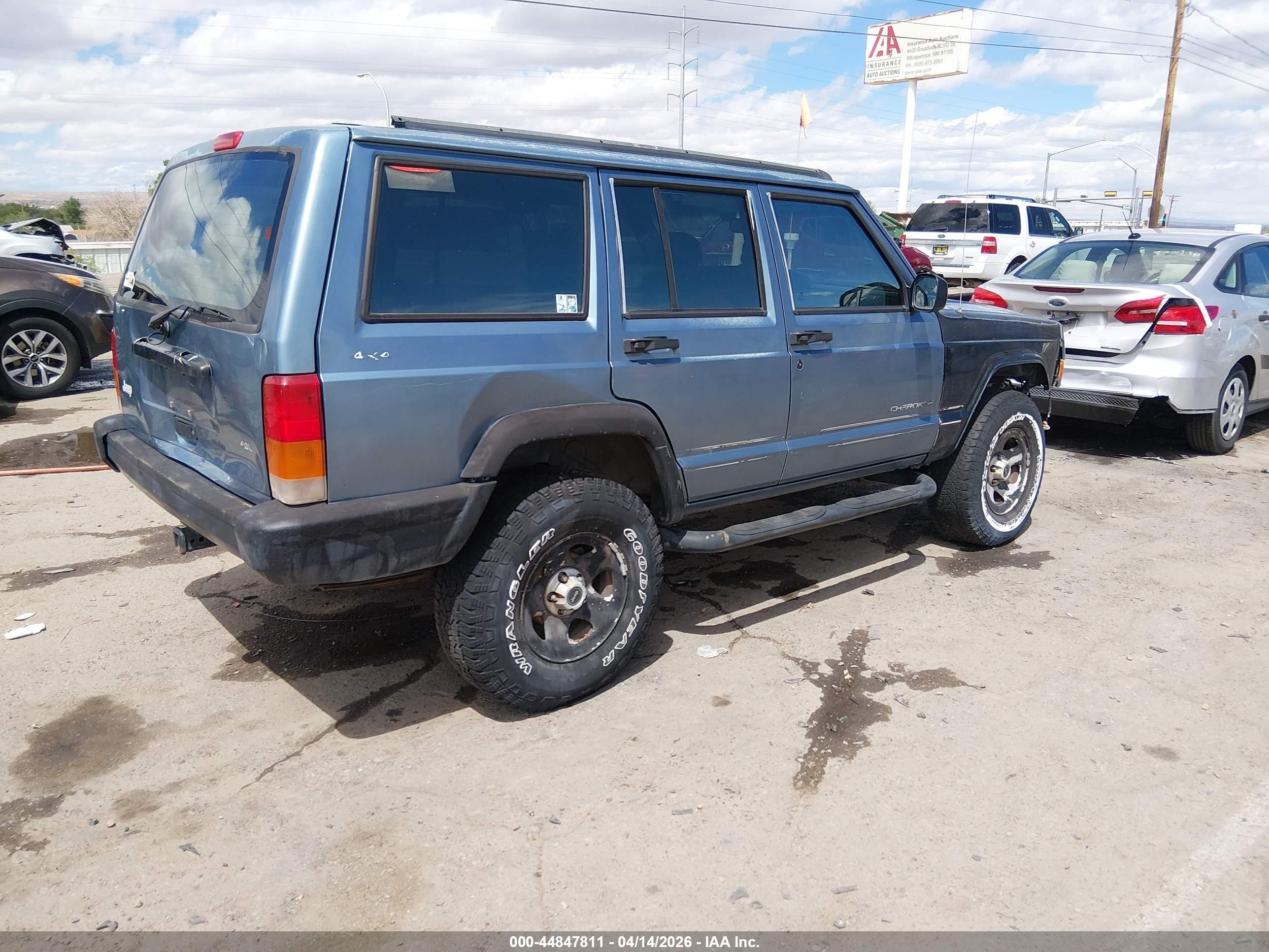 1997 Jeep Cherokee Sport Синий vin: 1J4FJ68SXVL561242