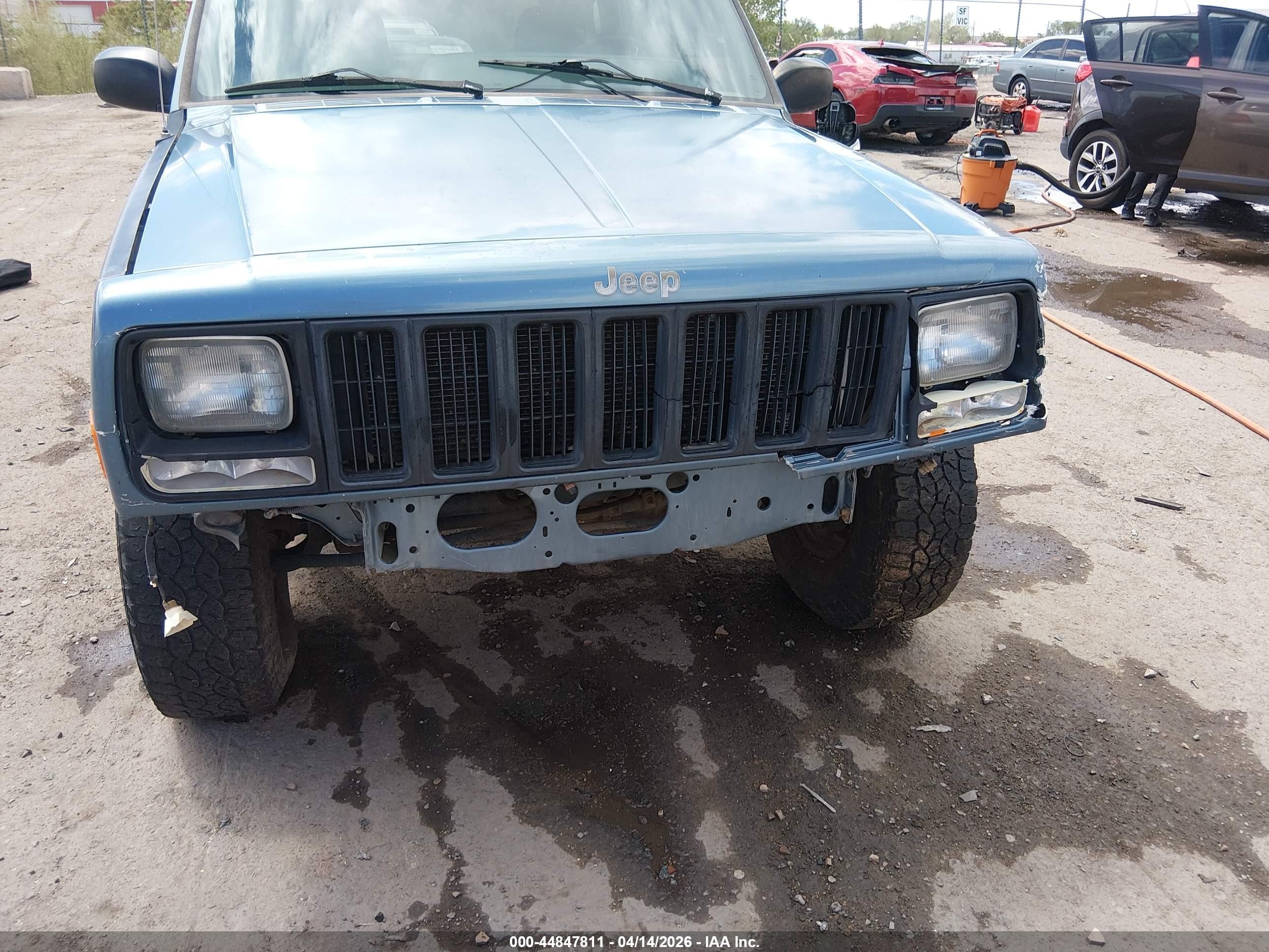1997 Jeep Cherokee Sport Синий vin: 1J4FJ68SXVL561242