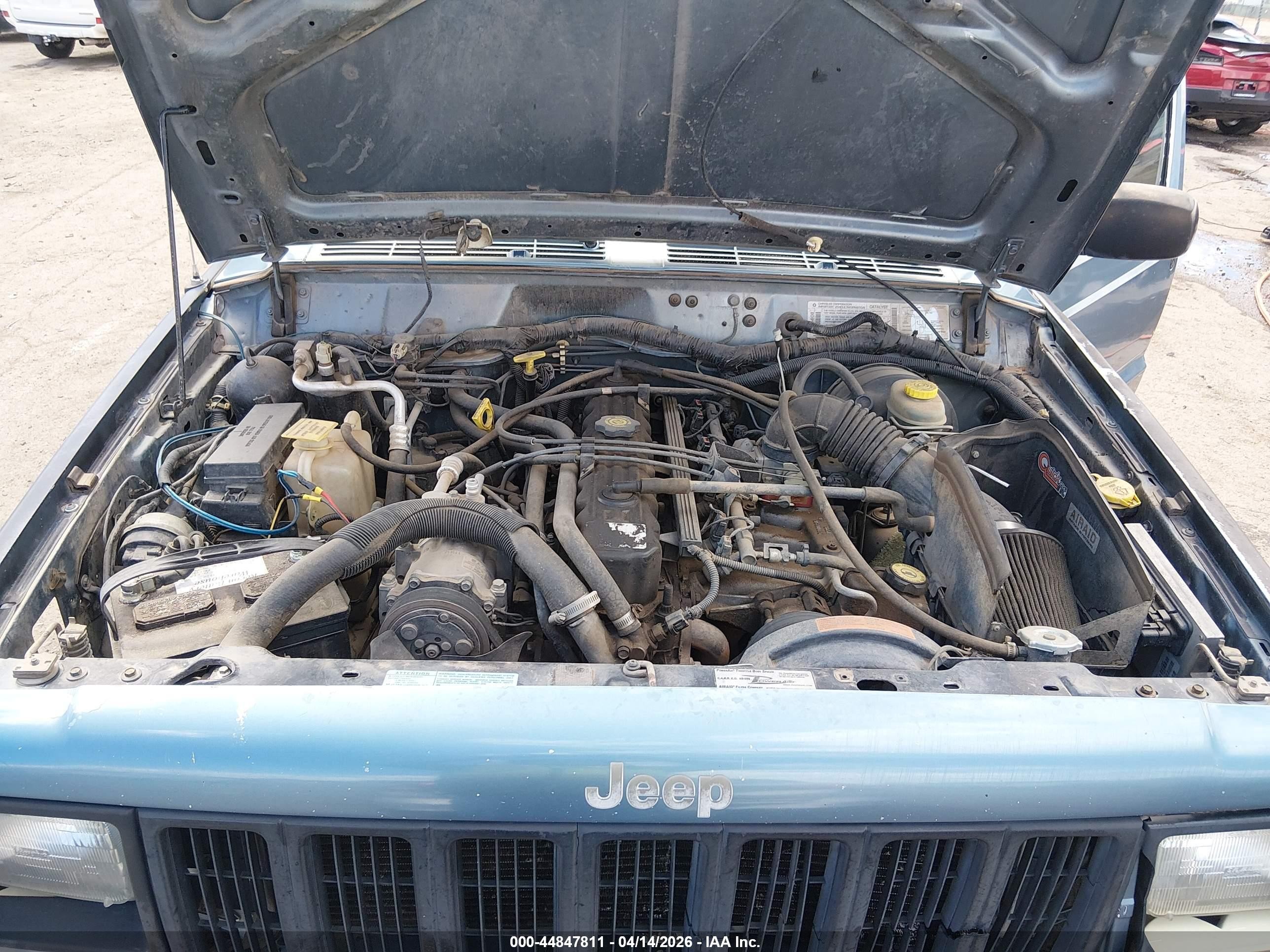 1997 Jeep Cherokee Sport Синий vin: 1J4FJ68SXVL561242