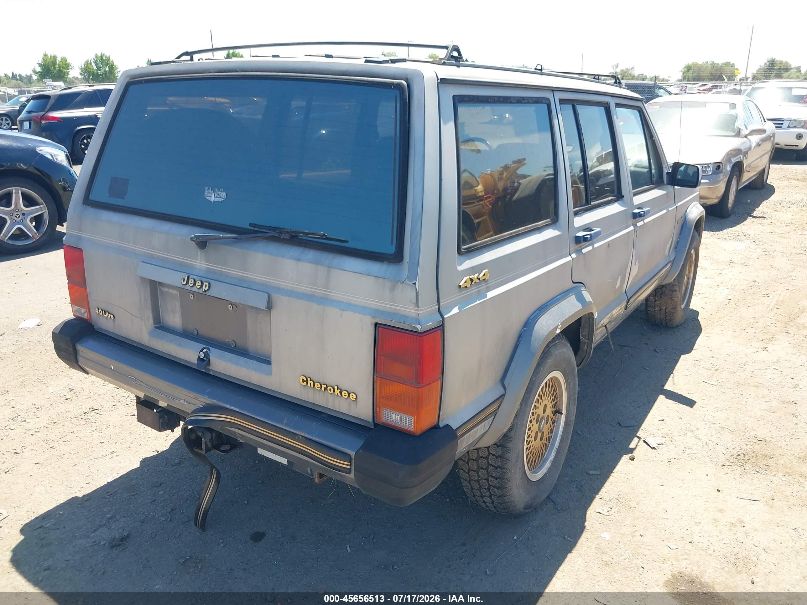 1989 Jeep Cherokee Limited Gray vin: 1J4FJ78L0KL426703