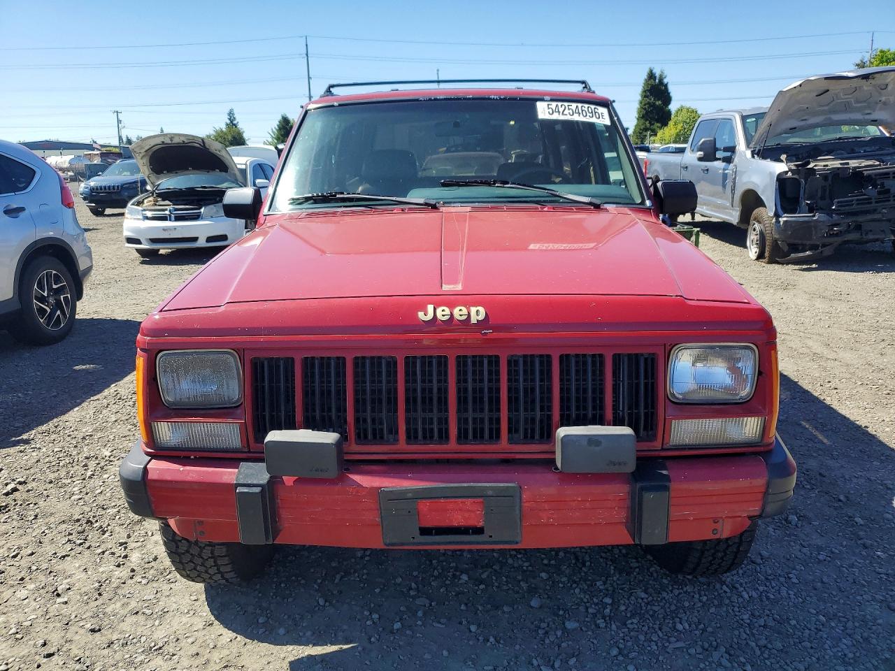 1989 Jeep Cherokee Limited Red vin: 1J4FJ78L0KL453724