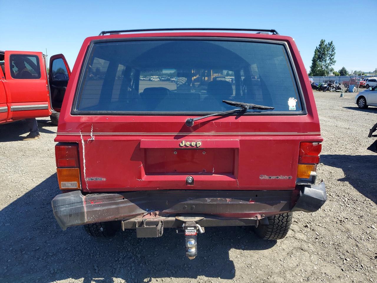 1989 Jeep Cherokee Limited Red vin: 1J4FJ78L0KL453724