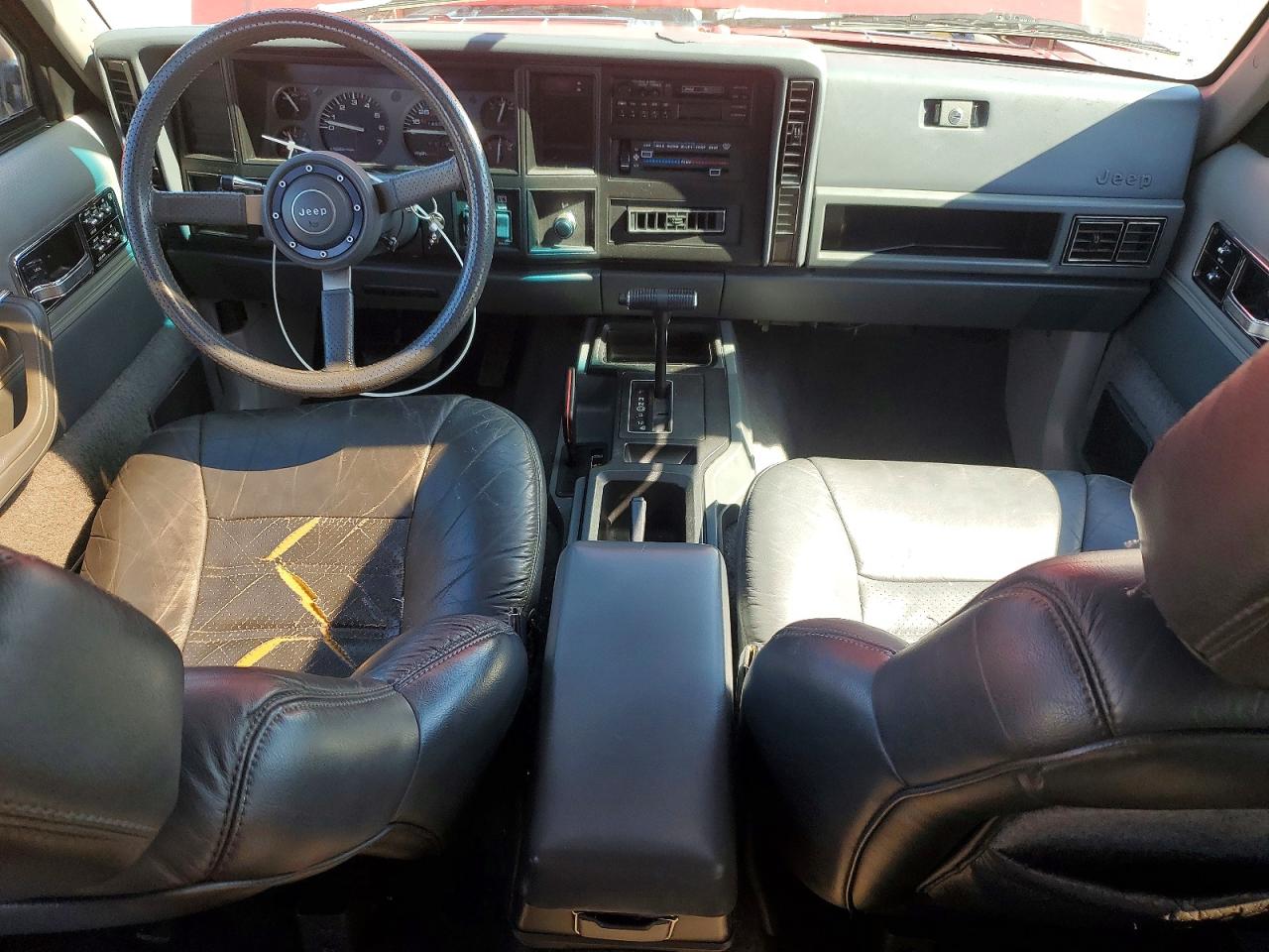 1989 Jeep Cherokee Limited Red vin: 1J4FJ78L0KL453724