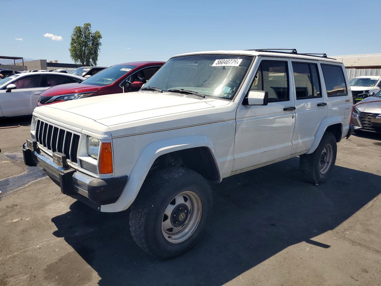 1990 Jeep Cherokee Limited White vin: 1J4FJ78L1LL180066