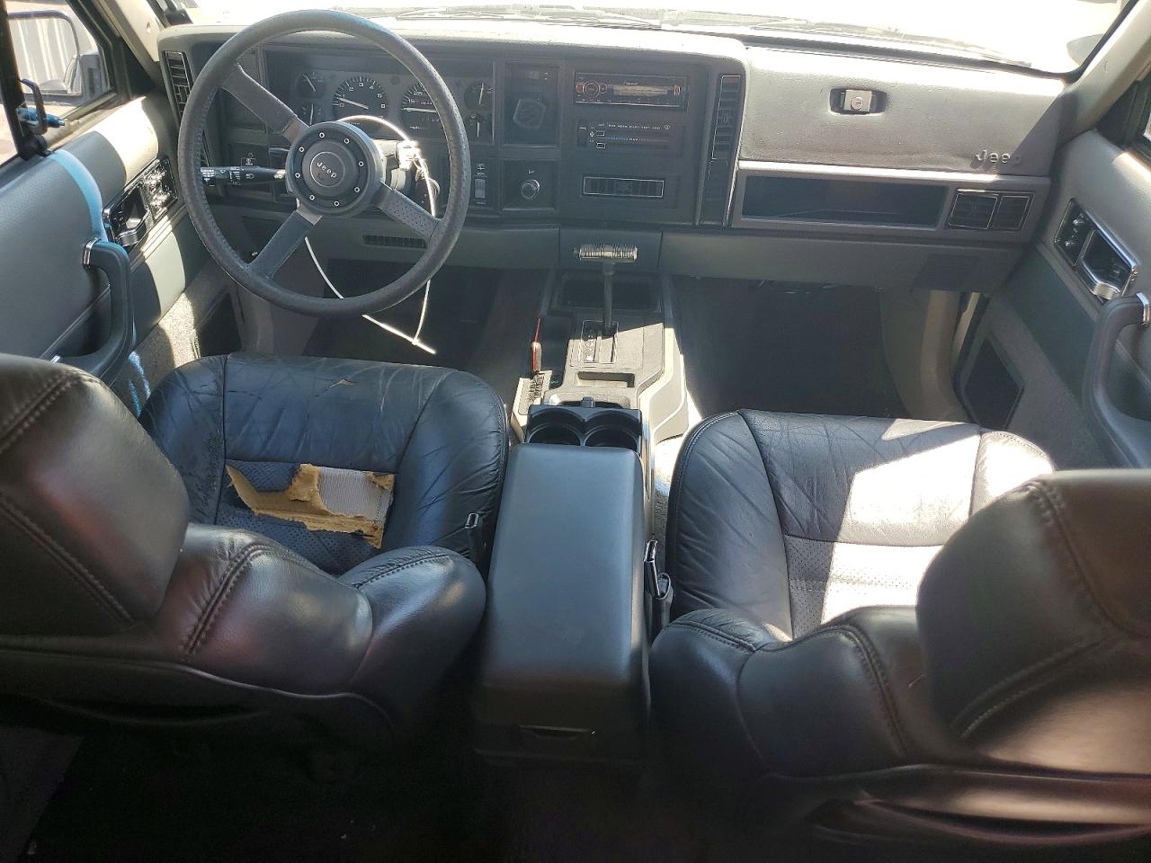 1990 Jeep Cherokee Limited White vin: 1J4FJ78L1LL180066