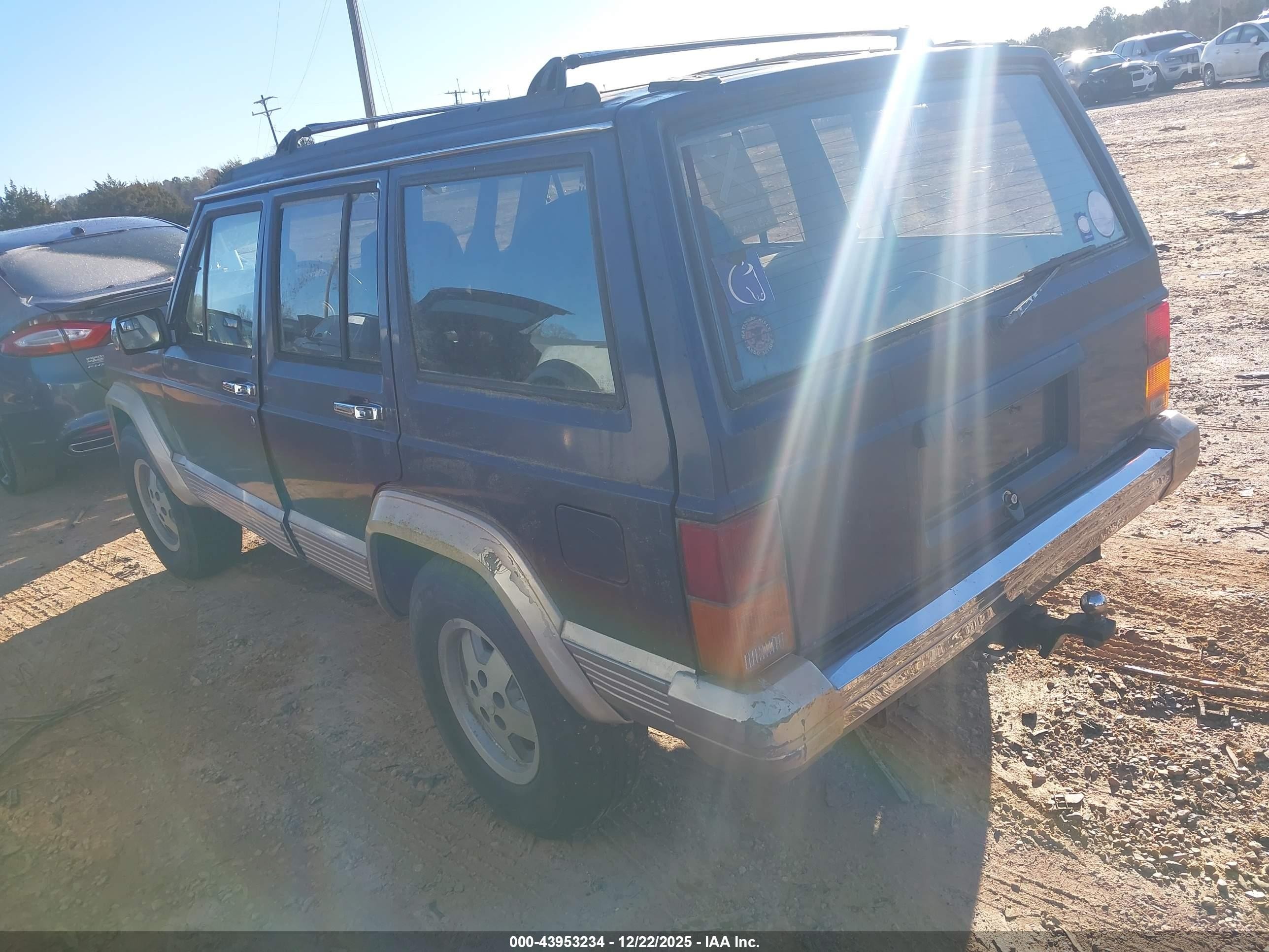 1993 Jeep Cherokee Country Navy vin: 1J4FJ78S0PL573859
