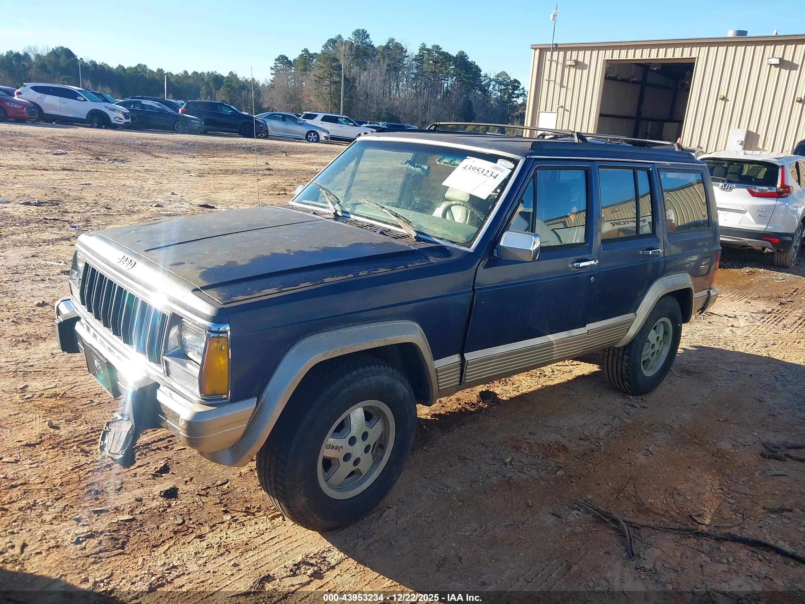 1993 Jeep Cherokee Country Navy vin: 1J4FJ78S0PL573859