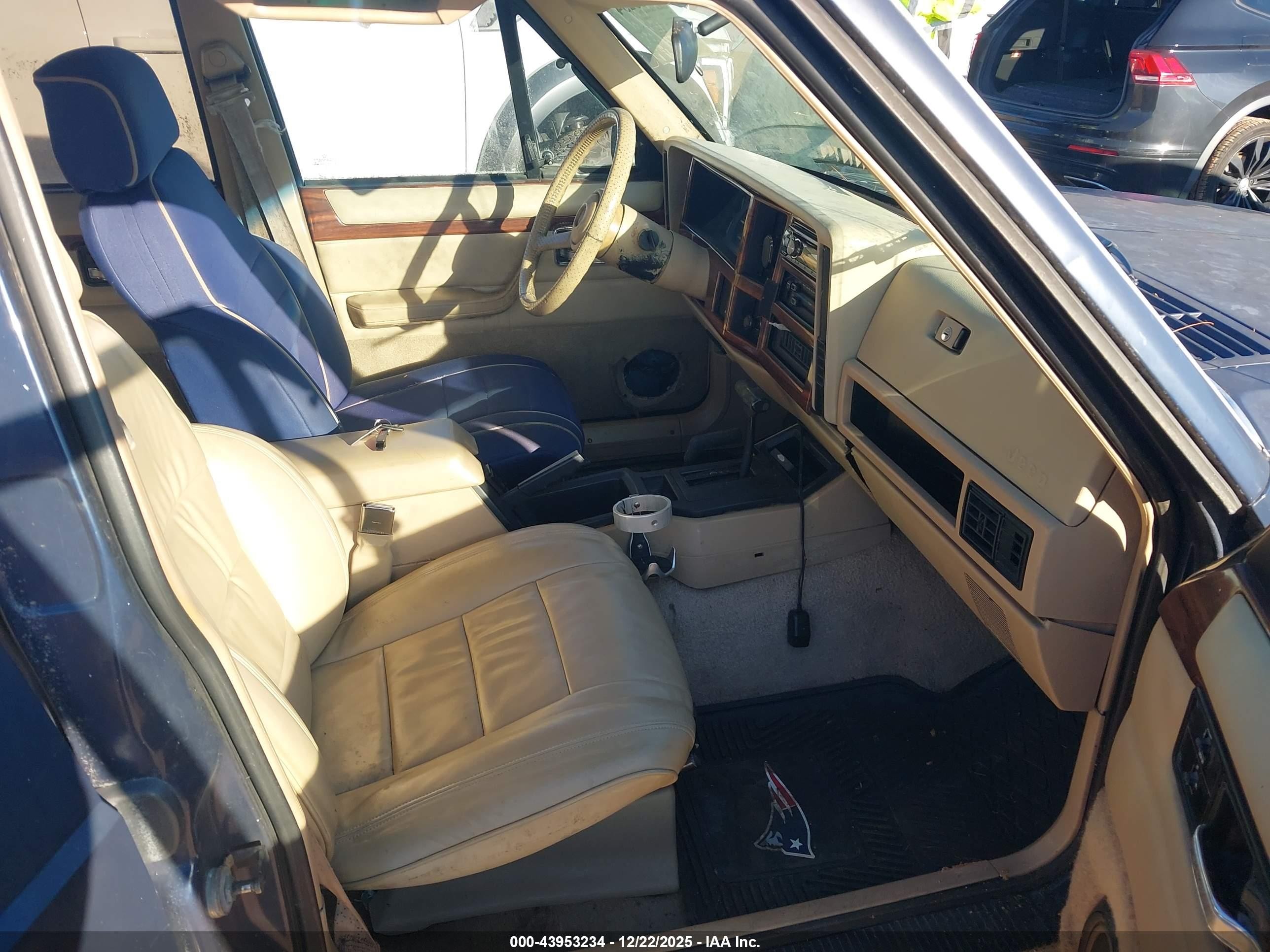 1993 Jeep Cherokee Country Navy vin: 1J4FJ78S0PL573859