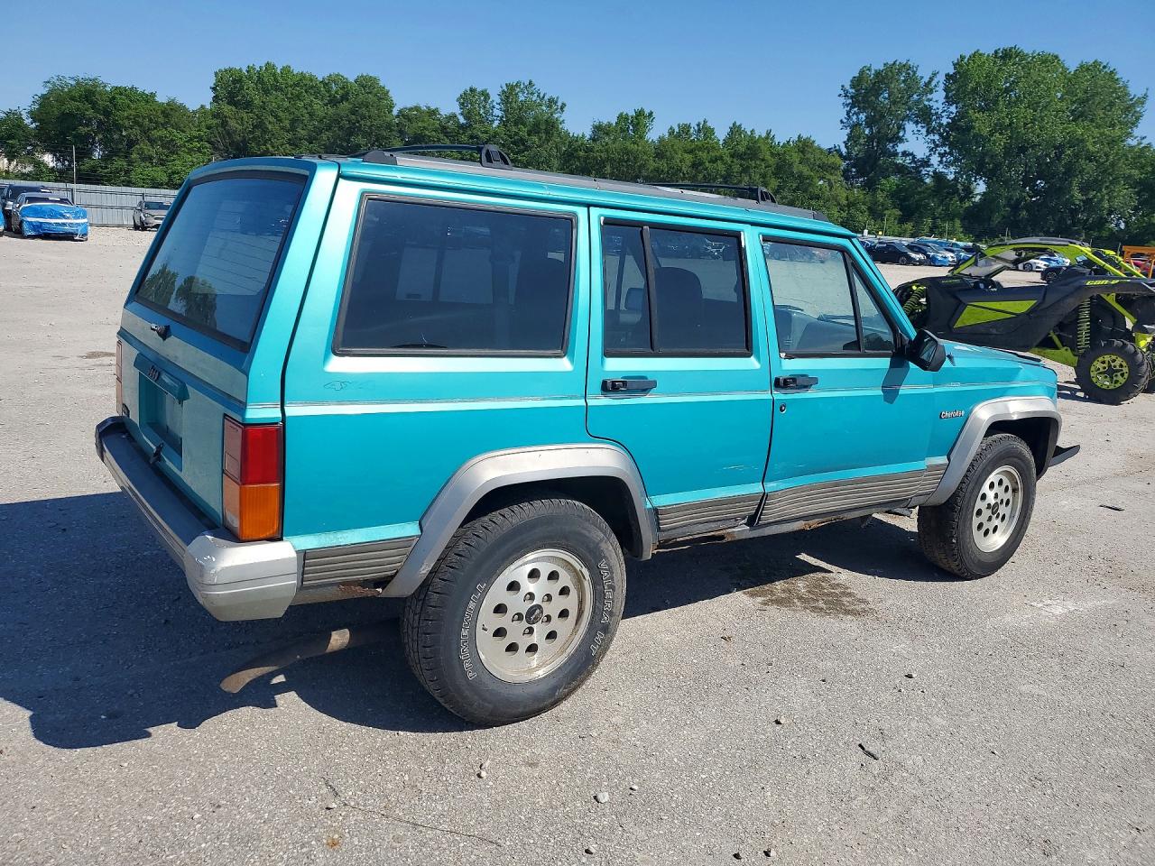 1996 Jeep Cherokee Country Бирюзовый vin: 1J4FJ78S1TL164134