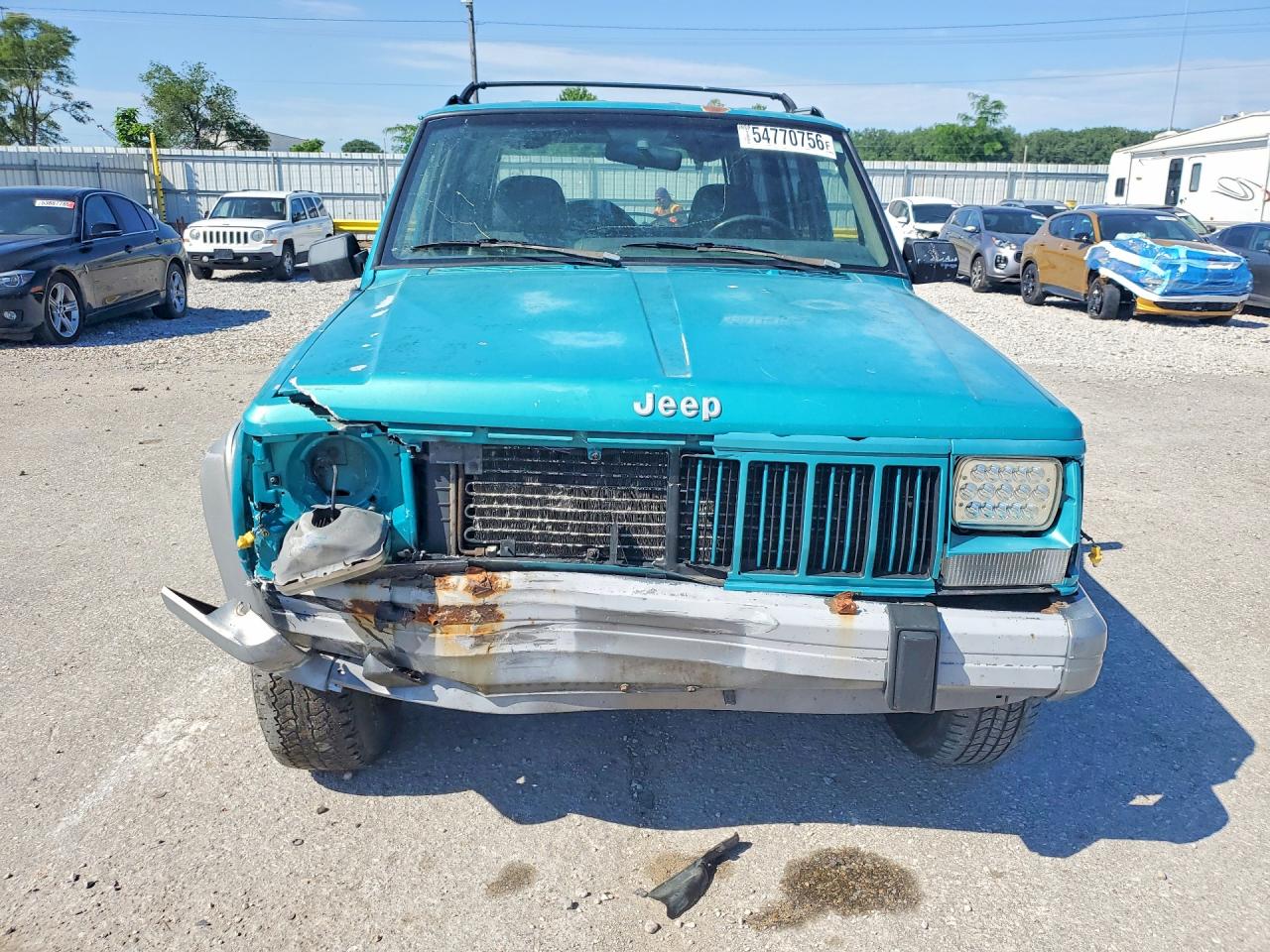 1996 Jeep Cherokee Country Бирюзовый vin: 1J4FJ78S1TL164134
