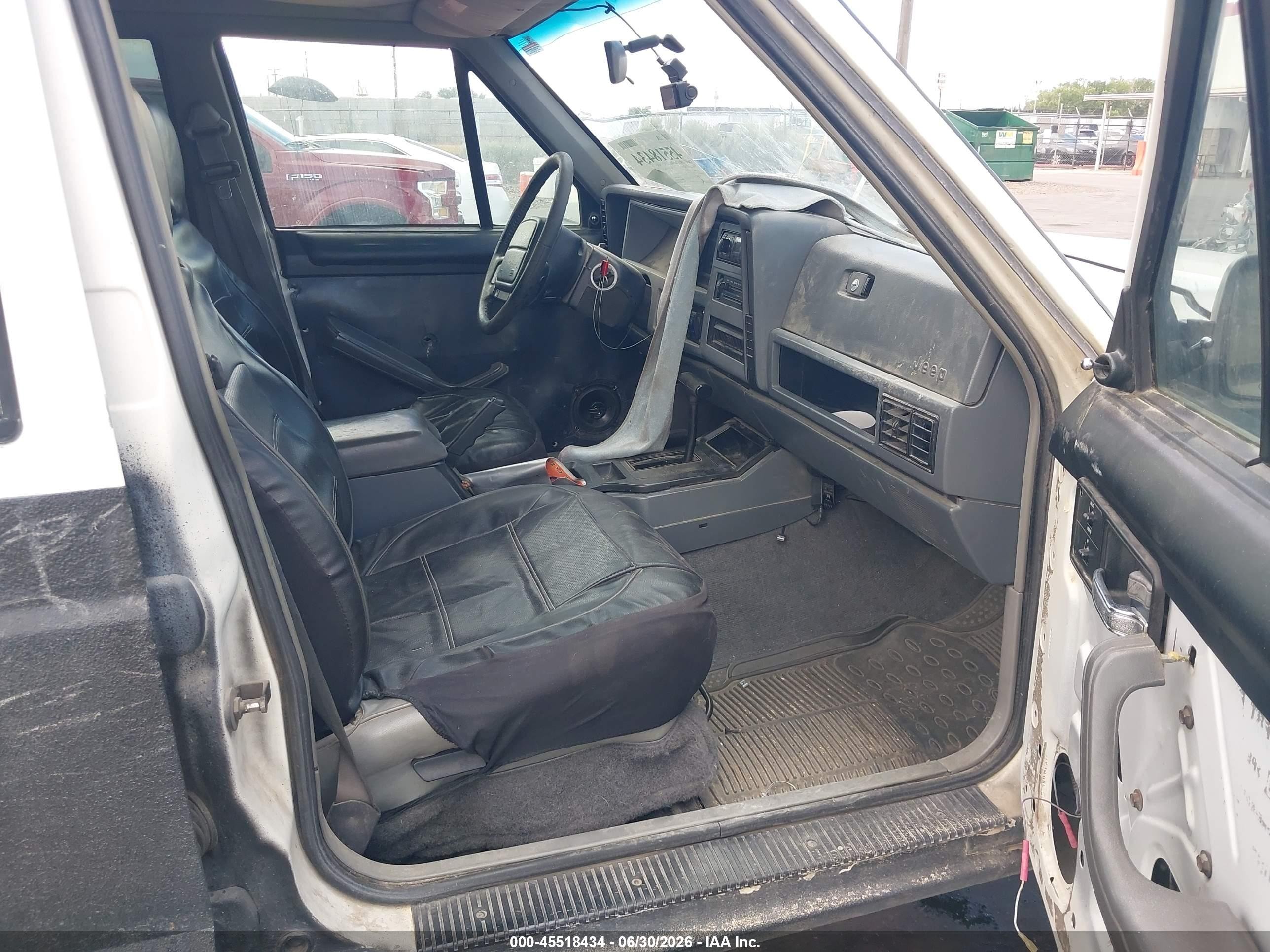 1996 Jeep Cherokee Country Black vin: 1J4FJ78S1TL224400