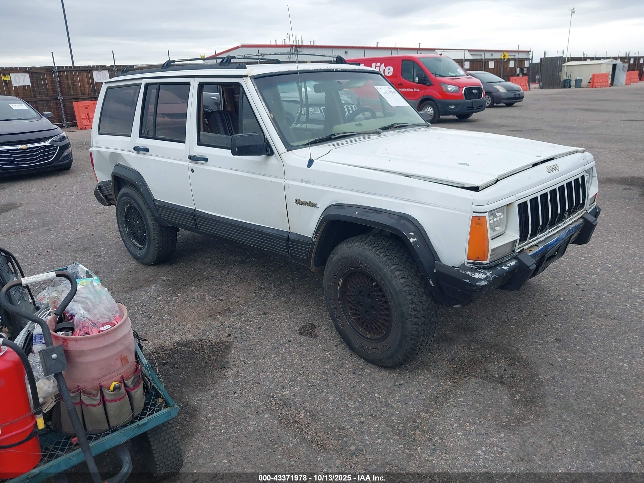 1993 Jeep Cherokee Country White vin: 1J4FJ78S2PL562474