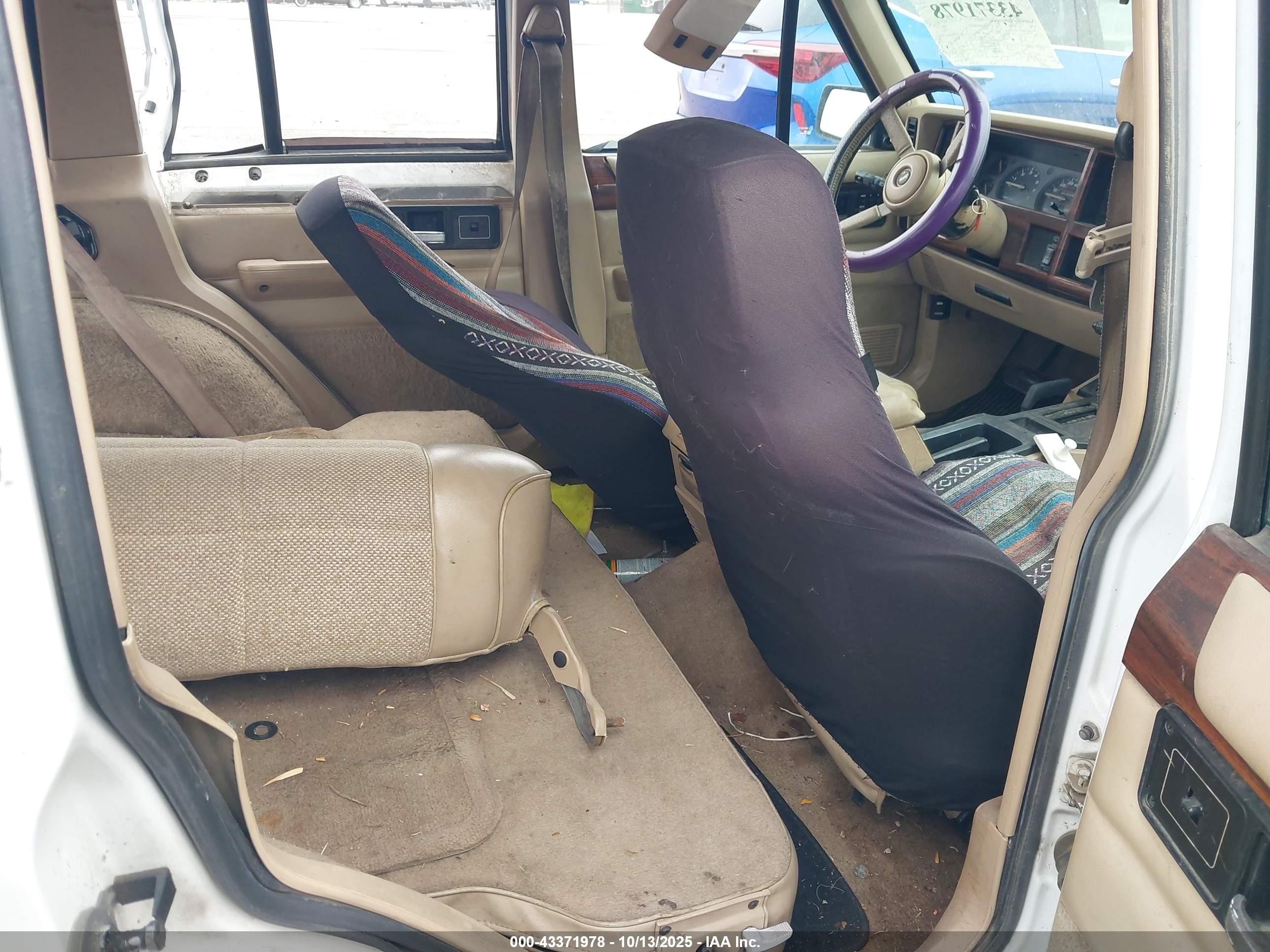 1993 Jeep Cherokee Country White vin: 1J4FJ78S2PL562474