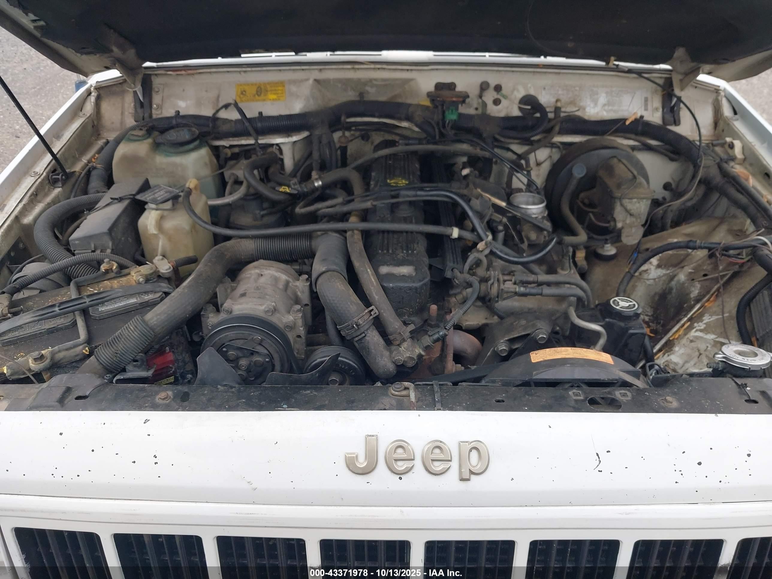 1993 Jeep Cherokee Country White vin: 1J4FJ78S2PL562474