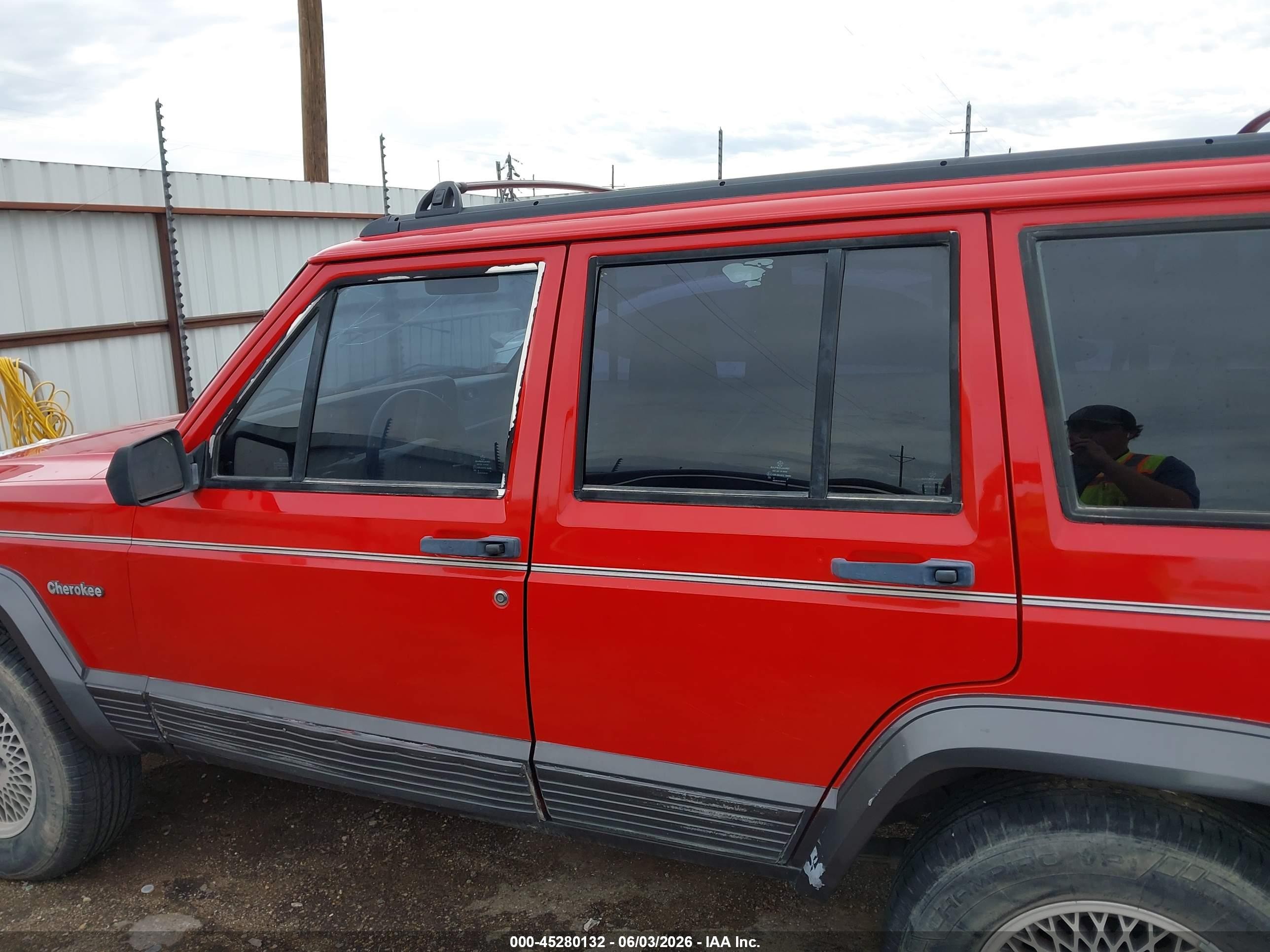 1996 Jeep Cherokee Country Red vin: 1J4FJ78S2TL304000