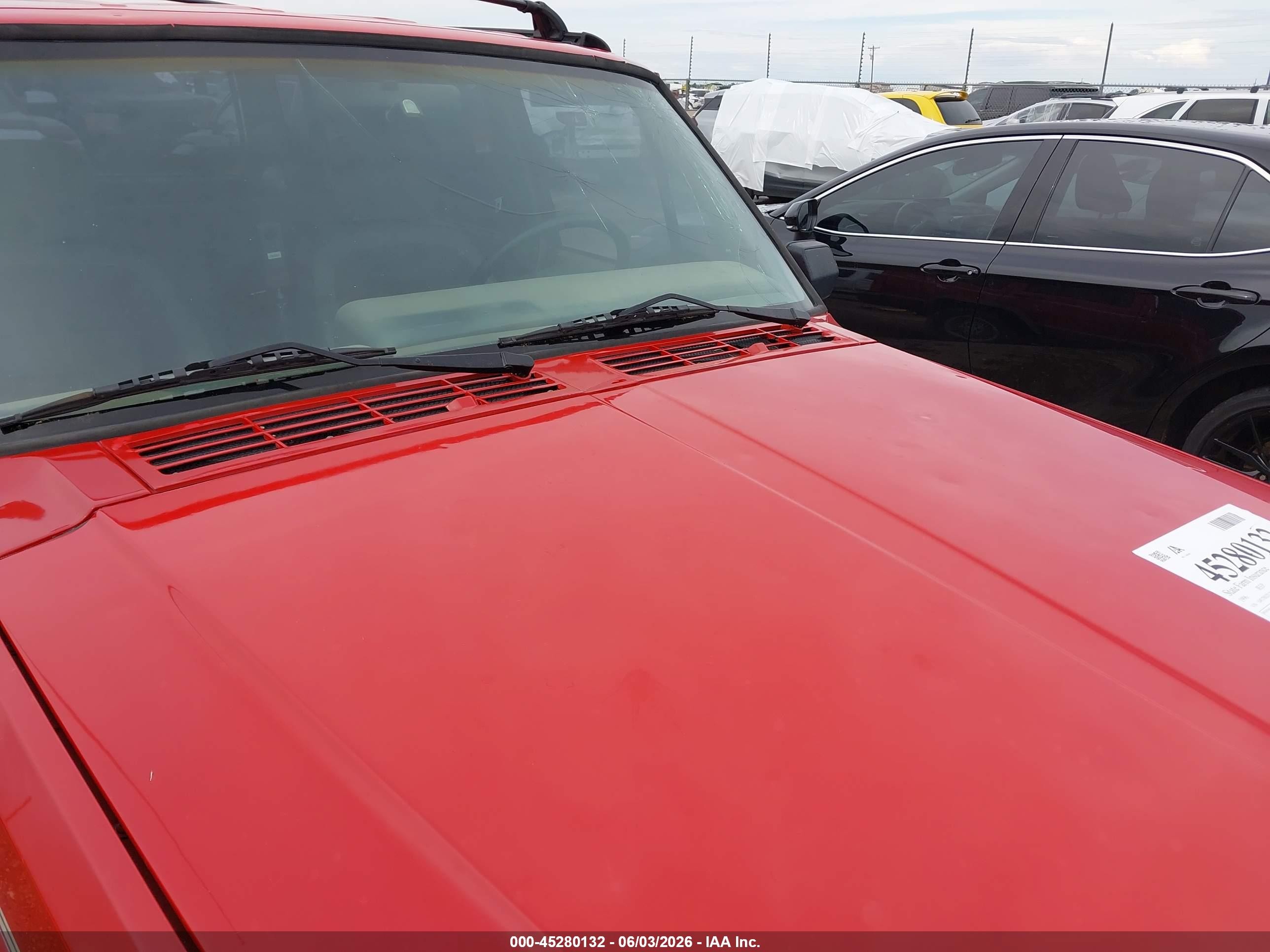 1996 Jeep Cherokee Country Red vin: 1J4FJ78S2TL304000