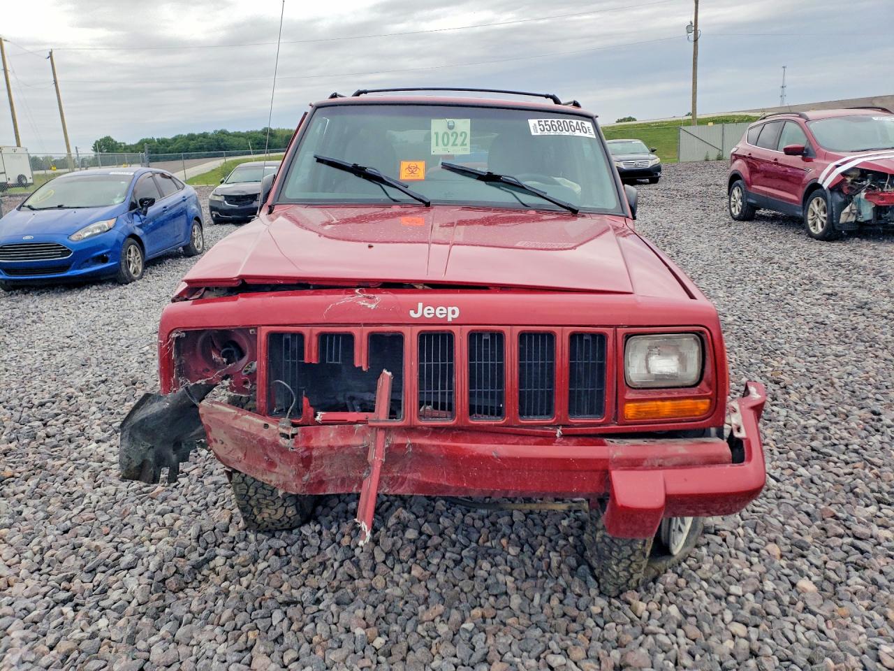 1998 Jeep Cherokee Limited Красный vin: 1J4FJ78S3WL183904