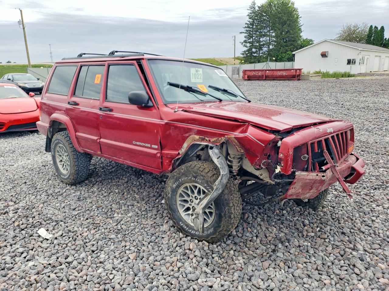 1998 Jeep Cherokee Limited Красный vin: 1J4FJ78S3WL183904