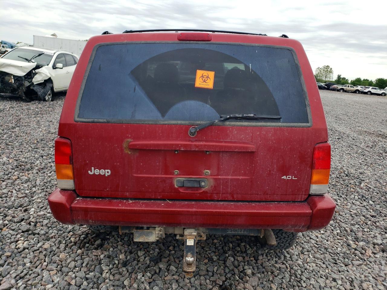1998 Jeep Cherokee Limited Красный vin: 1J4FJ78S3WL183904