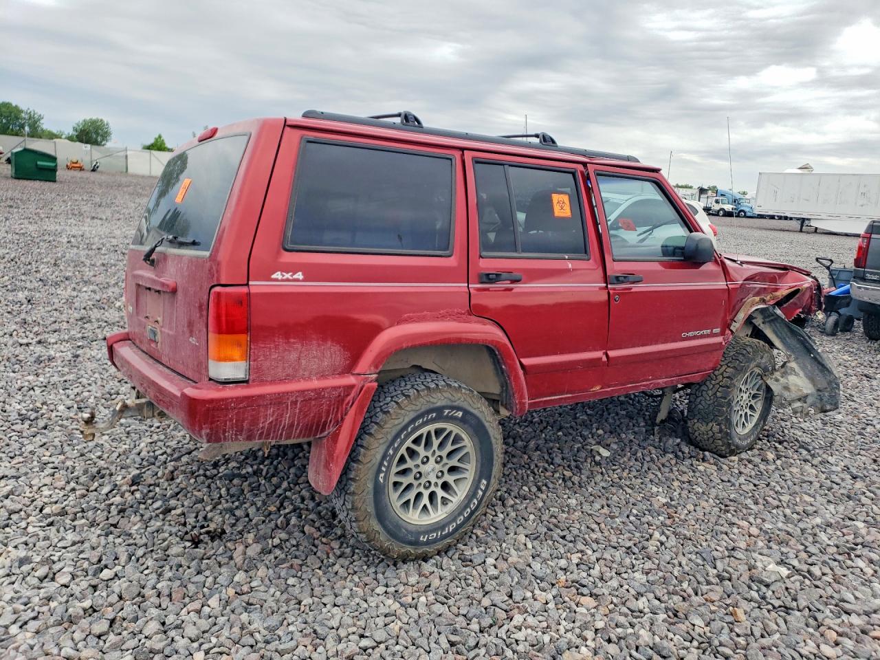 1998 Jeep Cherokee Limited Красный vin: 1J4FJ78S3WL183904