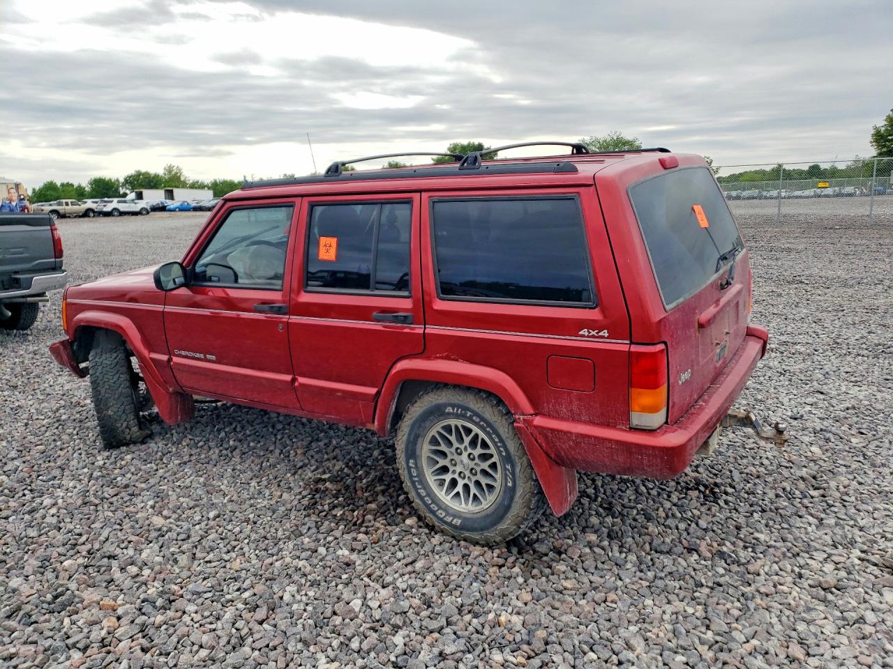 1998 Jeep Cherokee Limited Красный vin: 1J4FJ78S3WL183904