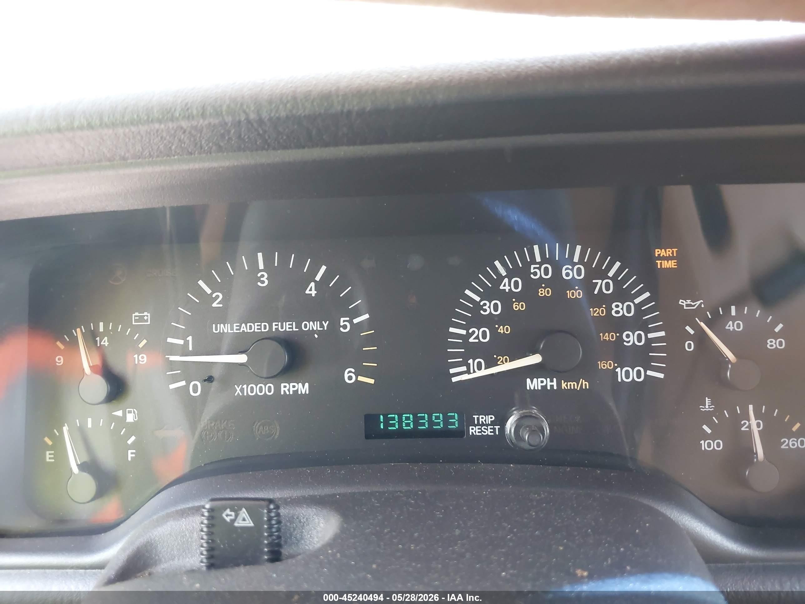 1998 Jeep Cherokee Limited Red vin: 1J4FJ78S4WL224198