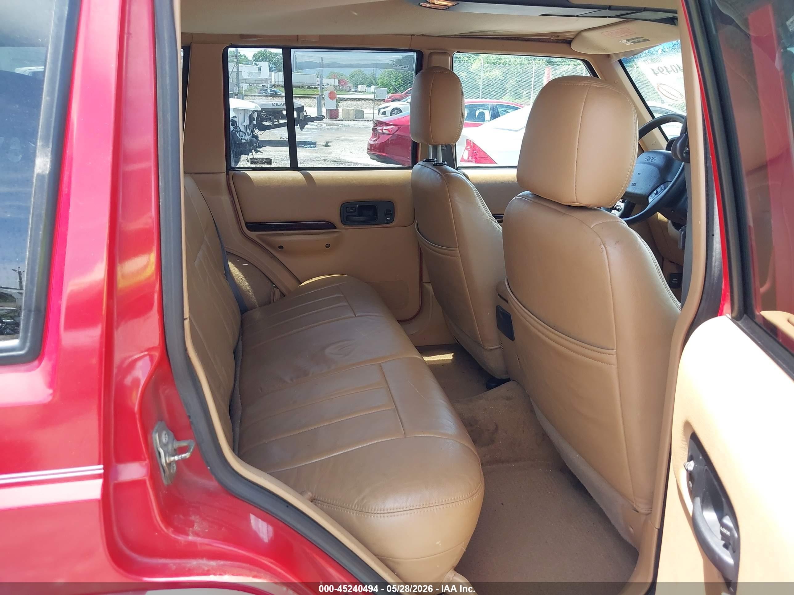 1998 Jeep Cherokee Limited Red vin: 1J4FJ78S4WL224198