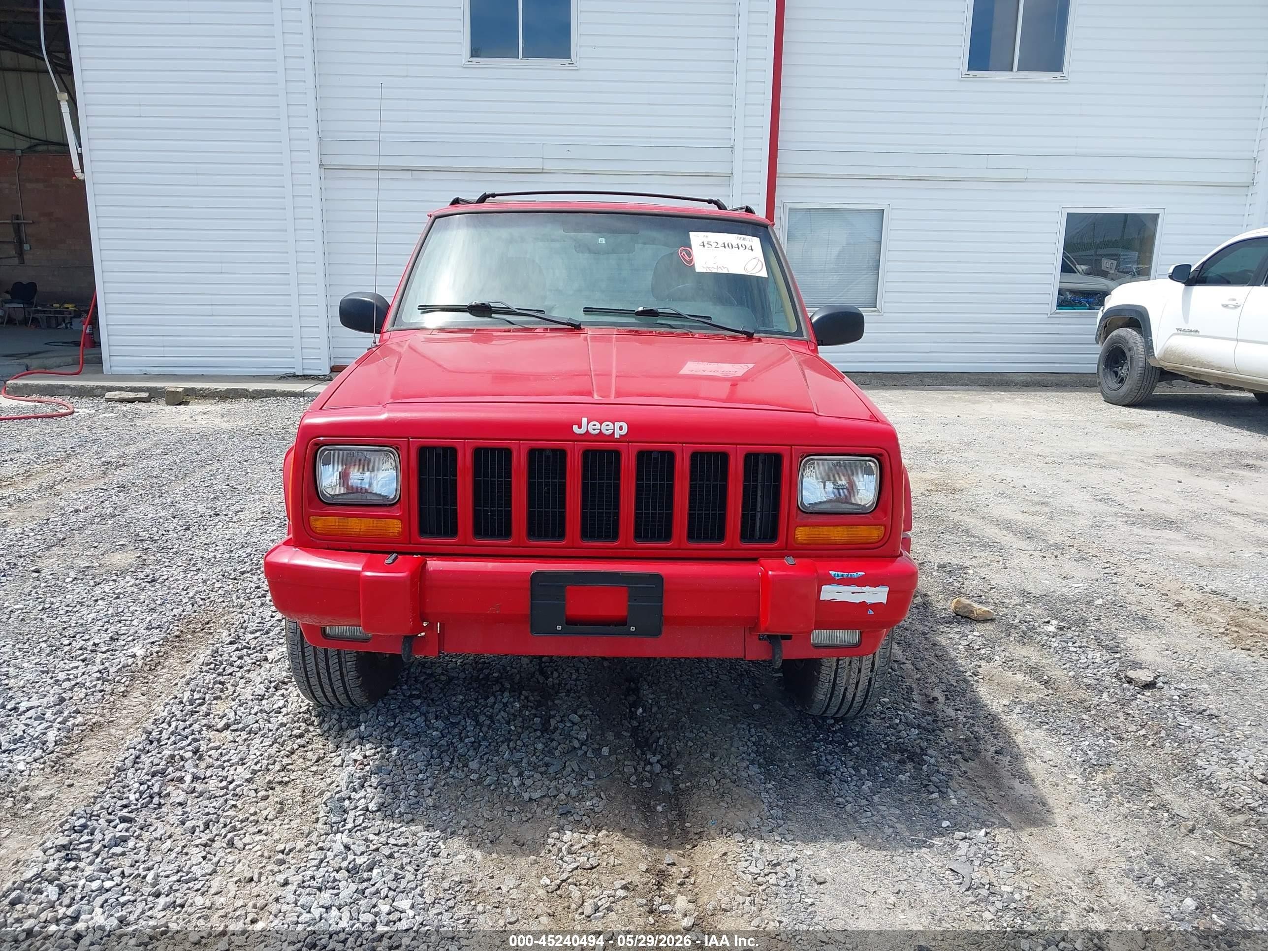 1998 Jeep Cherokee Limited Red vin: 1J4FJ78S4WL224198