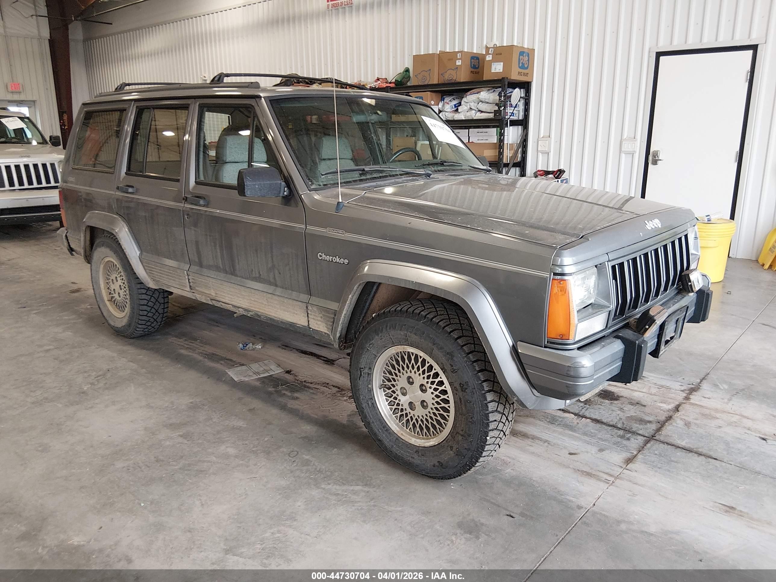 1993 Jeep Cherokee Country Gray vin: 1J4FJ78S6PL573364