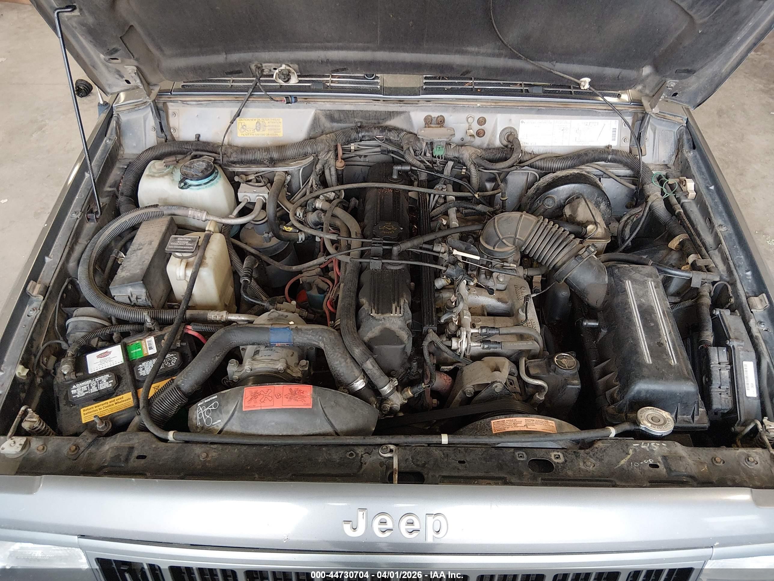 1993 Jeep Cherokee Country Gray vin: 1J4FJ78S6PL573364