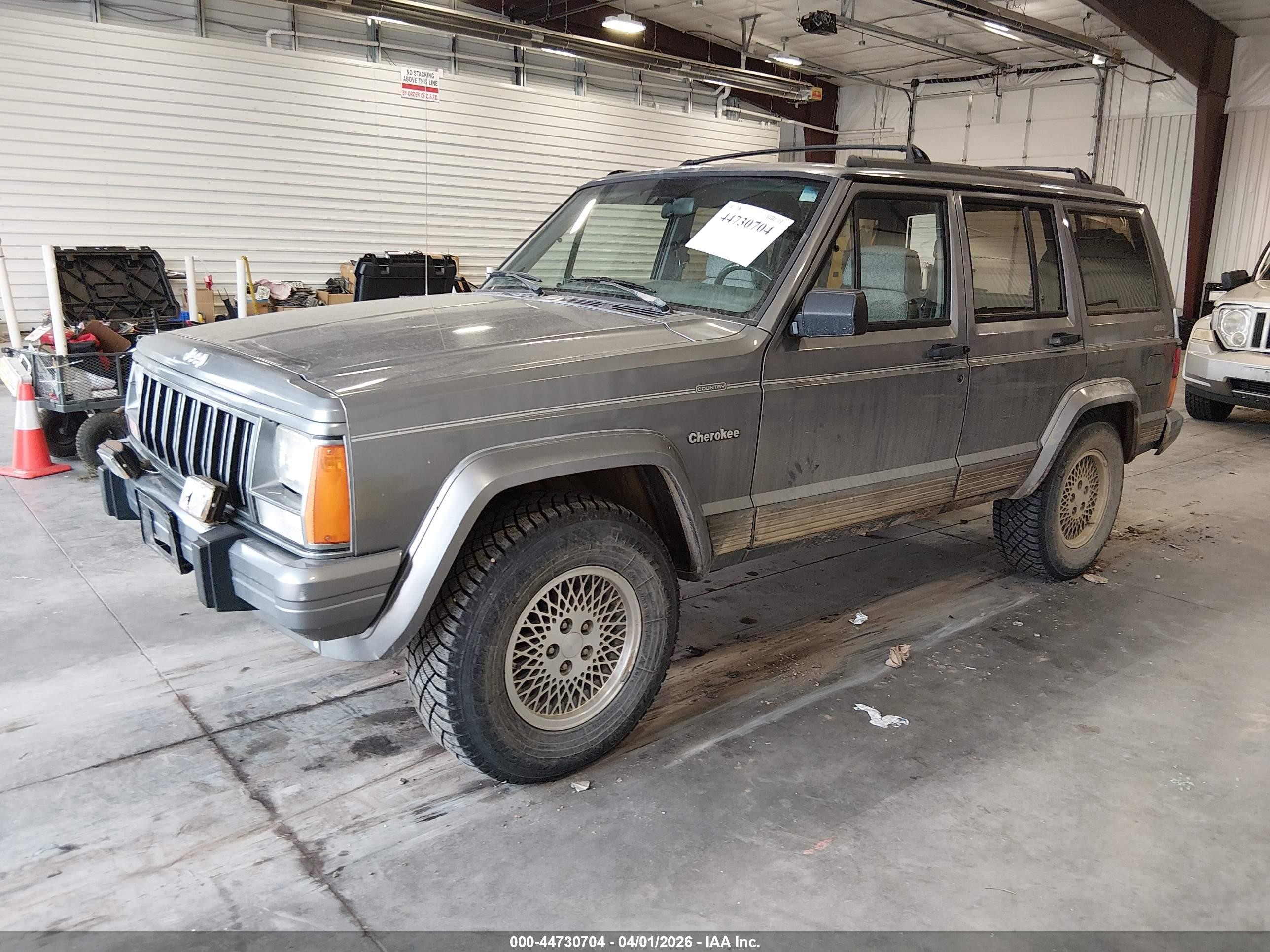 1993 Jeep Cherokee Country Gray vin: 1J4FJ78S6PL573364