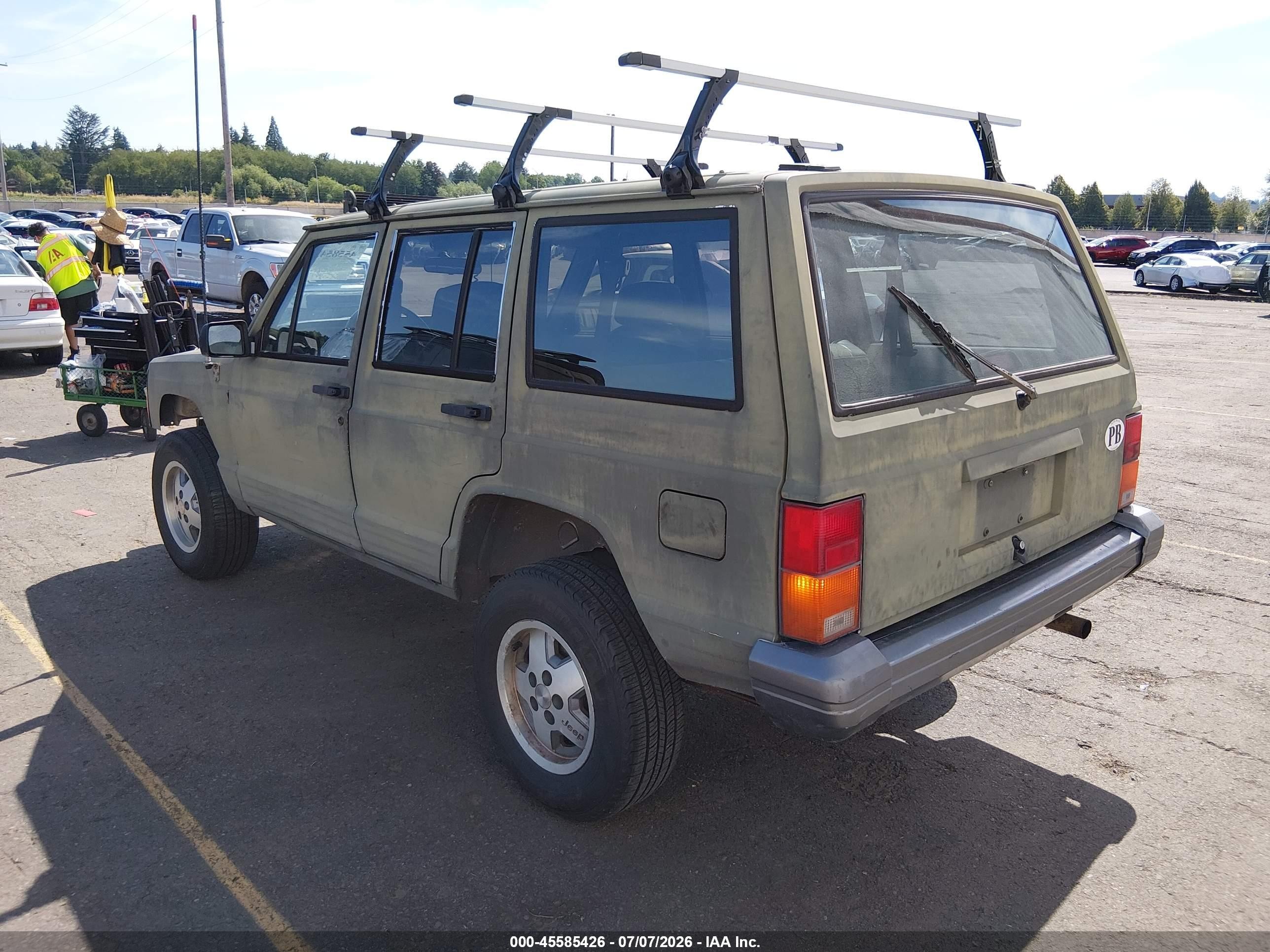 1994 Jeep Cherokee Country Green vin: 1J4FJ78S6RL130683