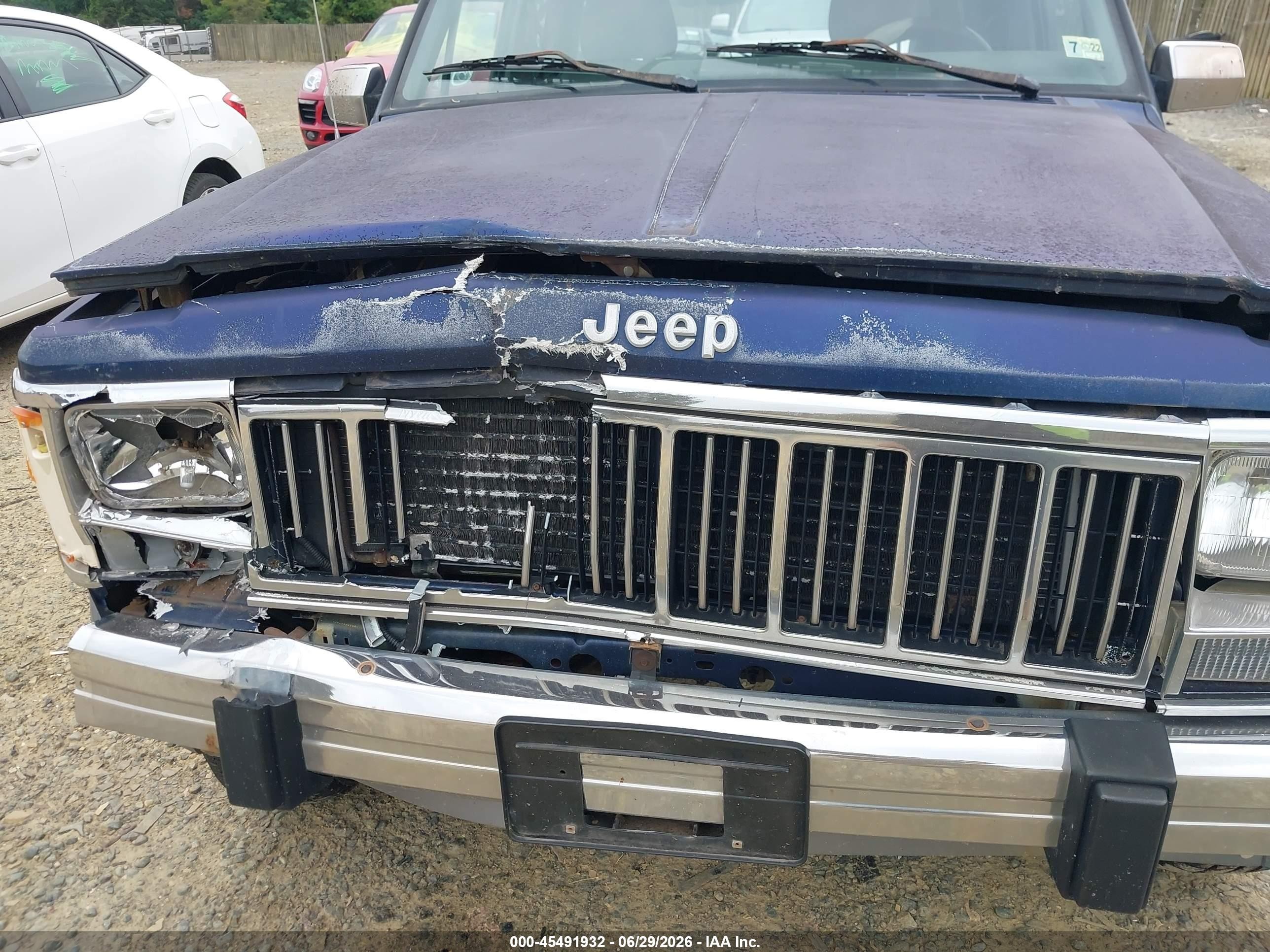 1996 Jeep Cherokee Country Blue vin: 1J4FJ78S6TL329935