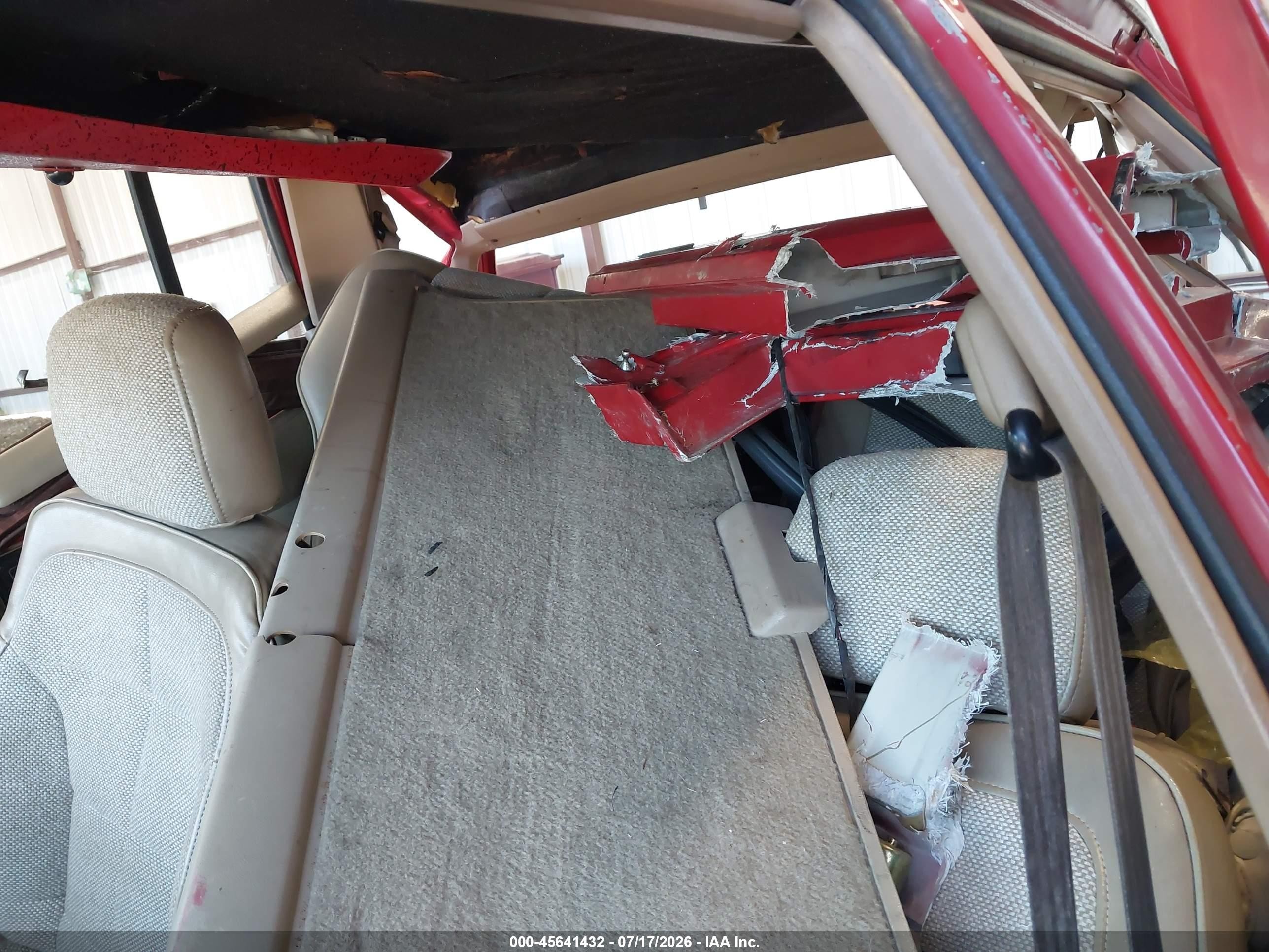 1995 Jeep Cherokee Country Red vin: 1J4FJ78S7SL614223